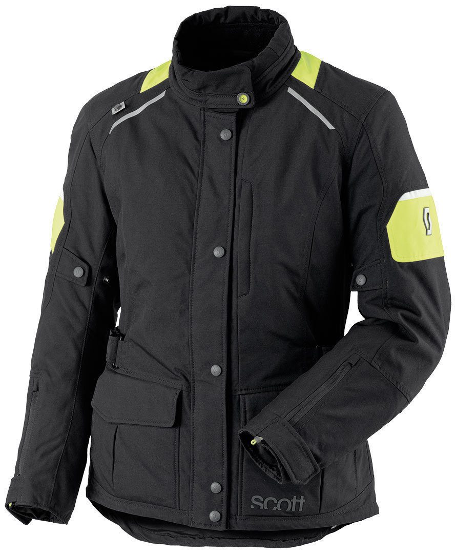 Scott Motorradjacke Turn DP Damen Motorrad Textiljacke herausnehmbares Innenfutter,wasserdicht