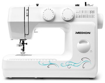 Medion® Freiarm-Nähmaschine MD 18205, Knopfloch- und Einfädelautomatik