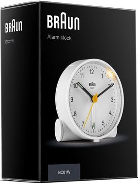 Braun Quarzwecker Braun BC01W Klassik Wecker