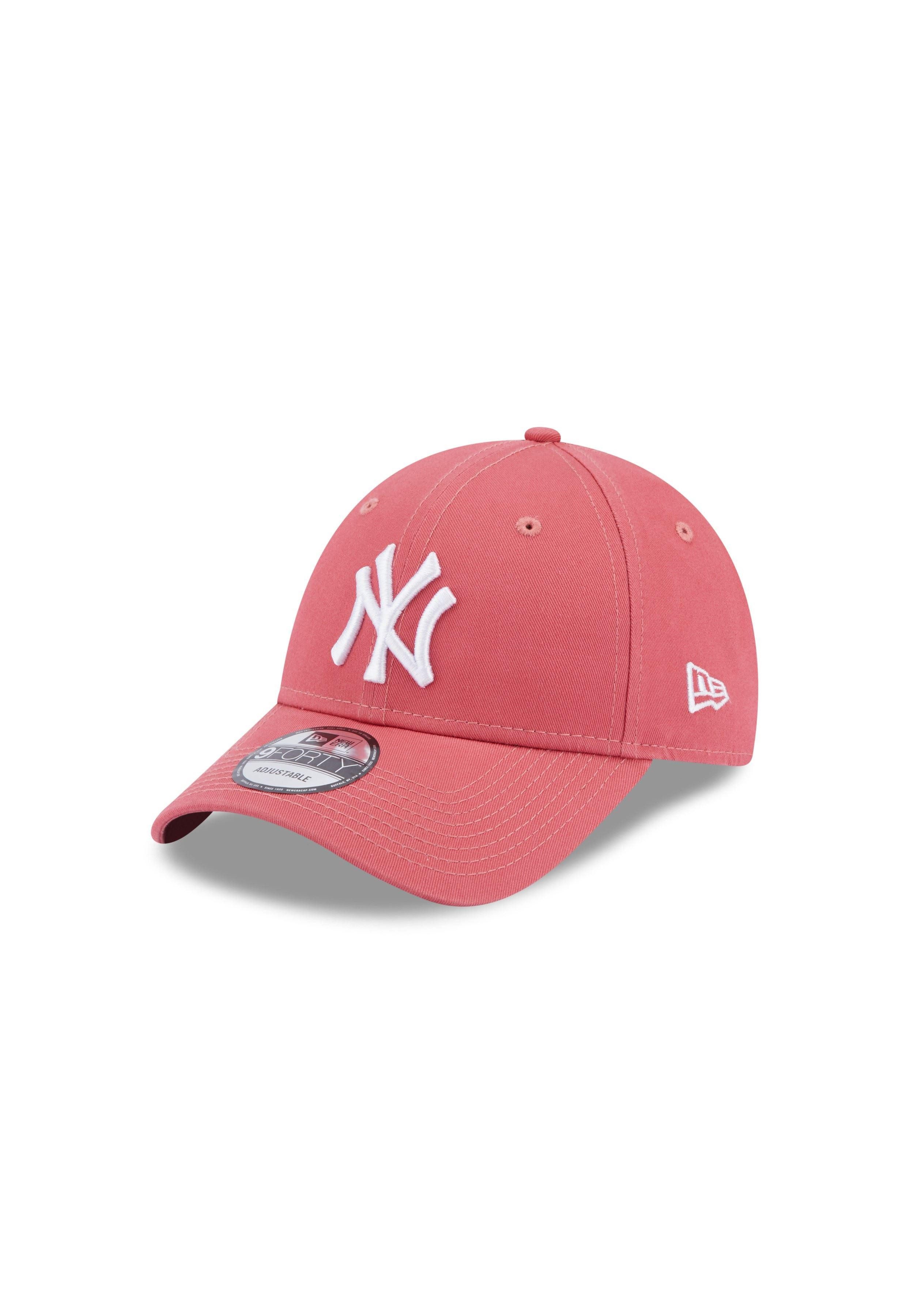 New Era Baseball Cap New York Yankees MLB League Essential Pink 9Forty Adjustable Cap New E (1-St)