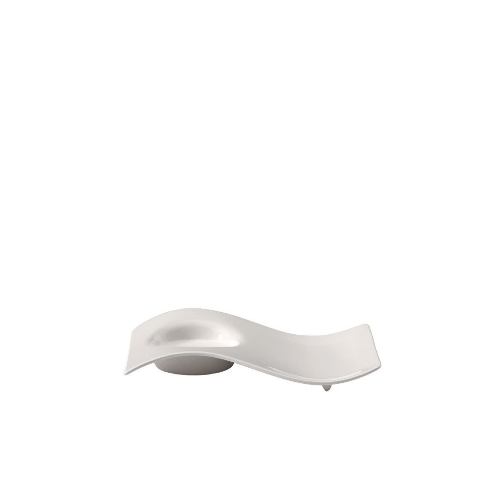 Villeroy & Boch Untertasse NewWave Caffè Partyplate mittel, (1 St), Premium Porcelain, 1 St., mikrow.- & spülm.sicher, Made in Germany