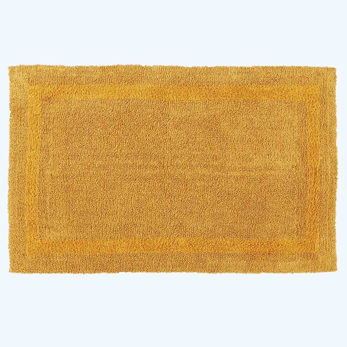 Homescapes Badematte XXL-Badematte senfgelb 70x120 cm aus 100% Baumwolle, H günstig online kaufen