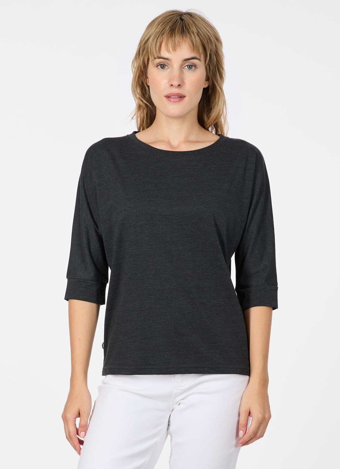 Ragwear 3/4-Arm-Shirt SHIMONA Baumwollmix mit 3/4-Ärmeln und softem Finish