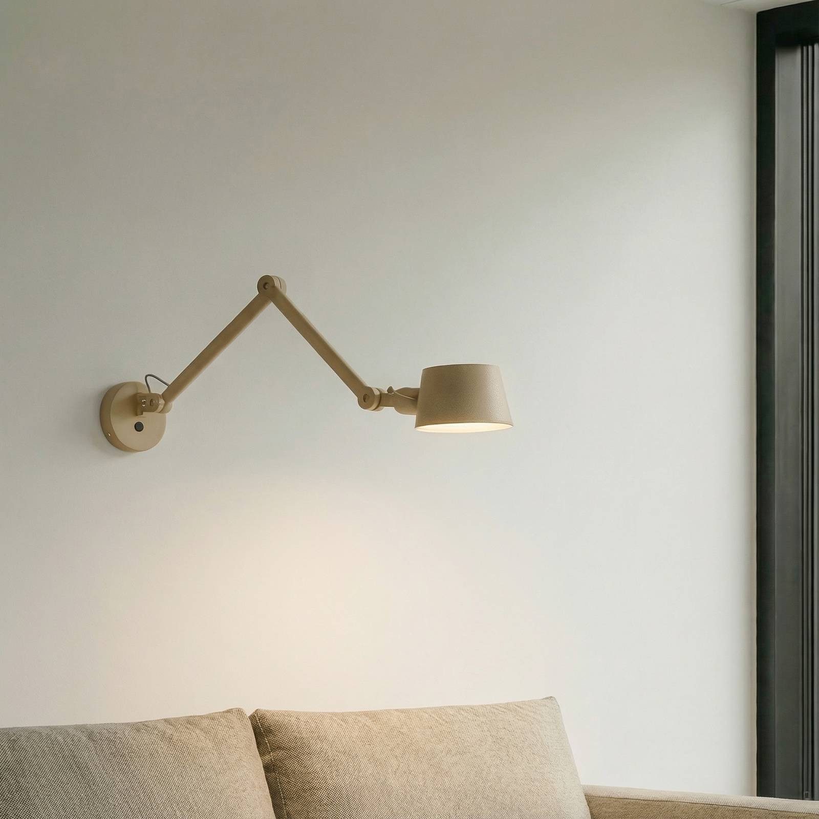 Lucande Wandleuchte Silka, Metall, Creme IP20, 1 x 15 W LED
