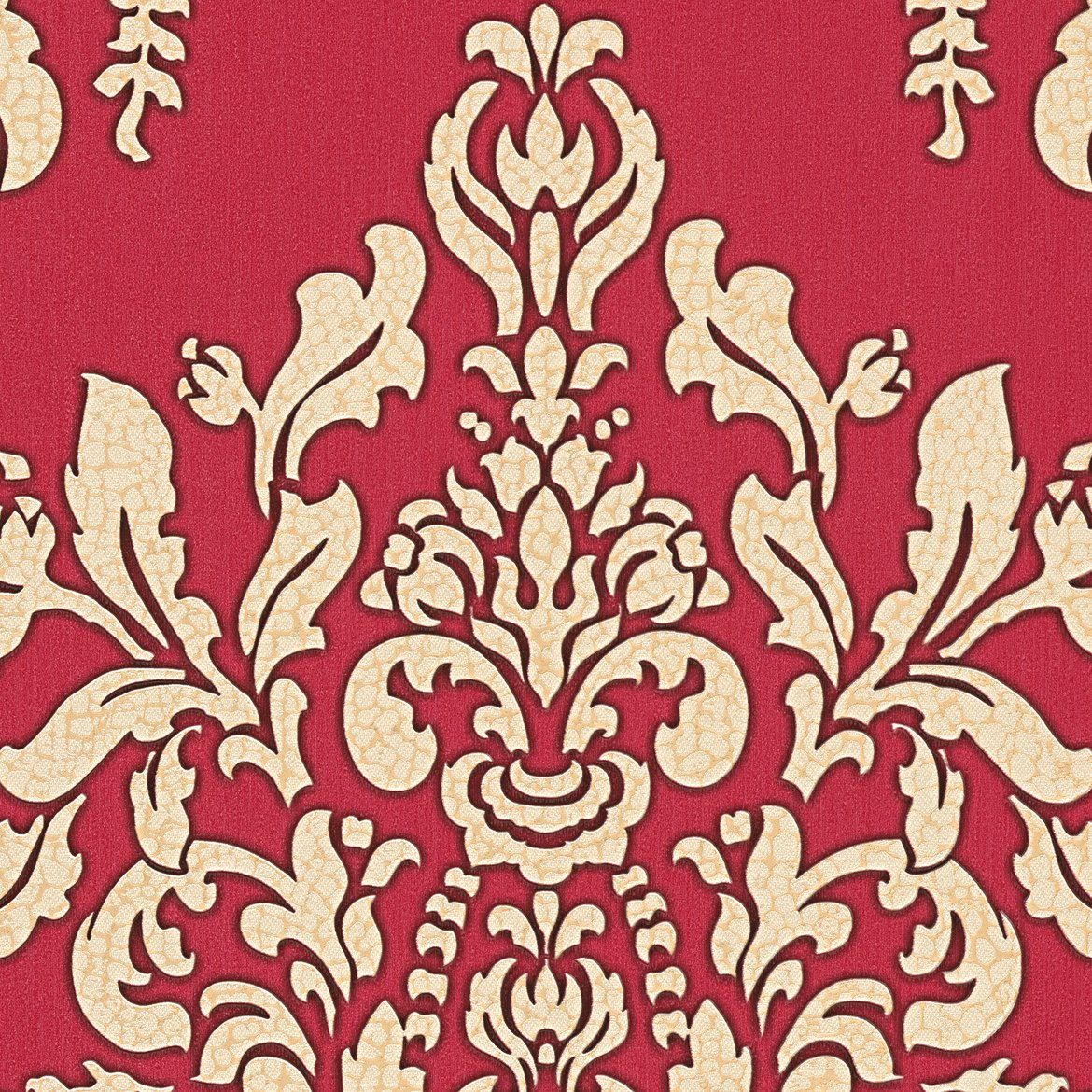 A.S. Création Vliestapete A.S. Création Hermitage 10, Barock Tapete, rot, gold 341435