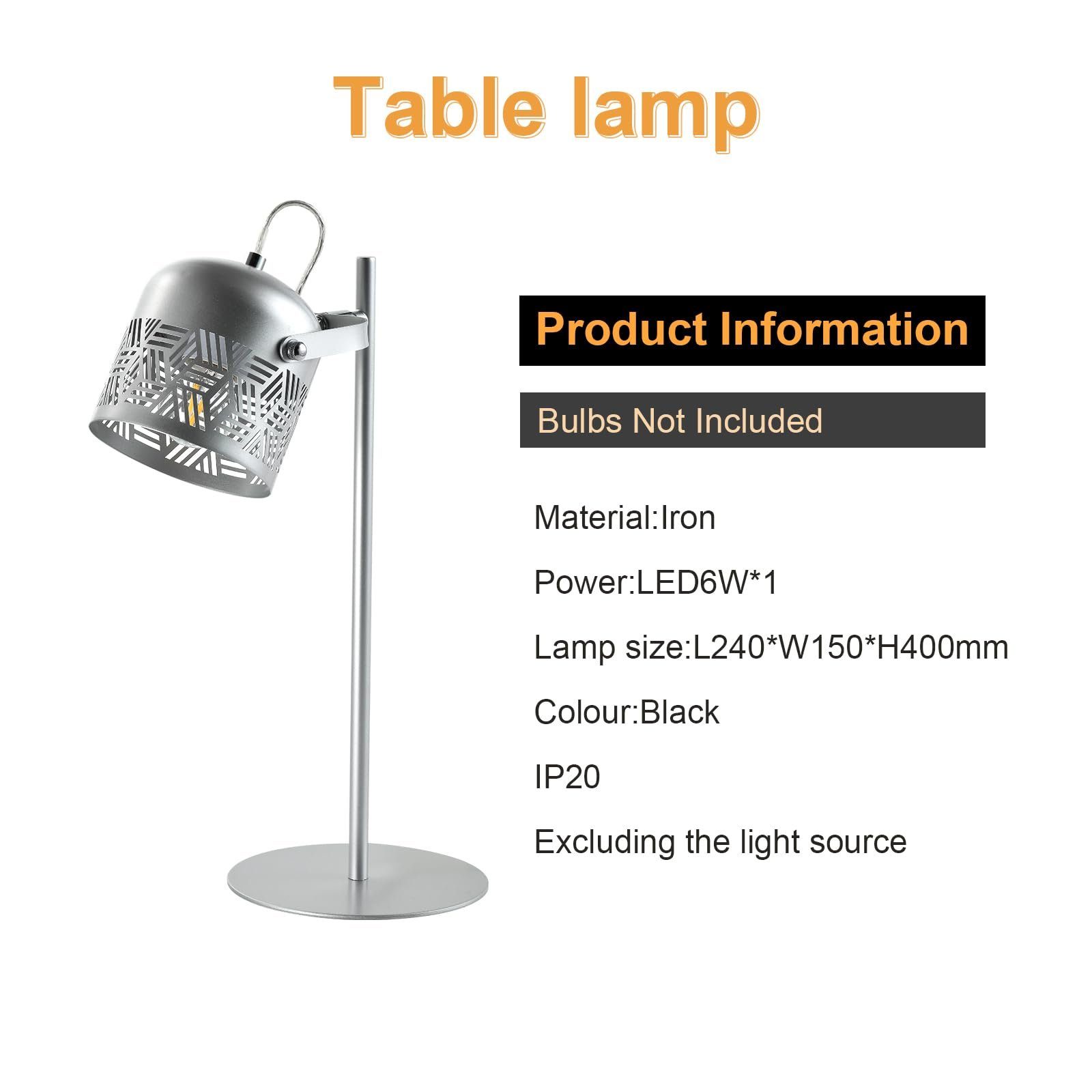 LQWELL Tischleuchte E27 Nachttischlampe LED Tischlampe, günstig online kaufen