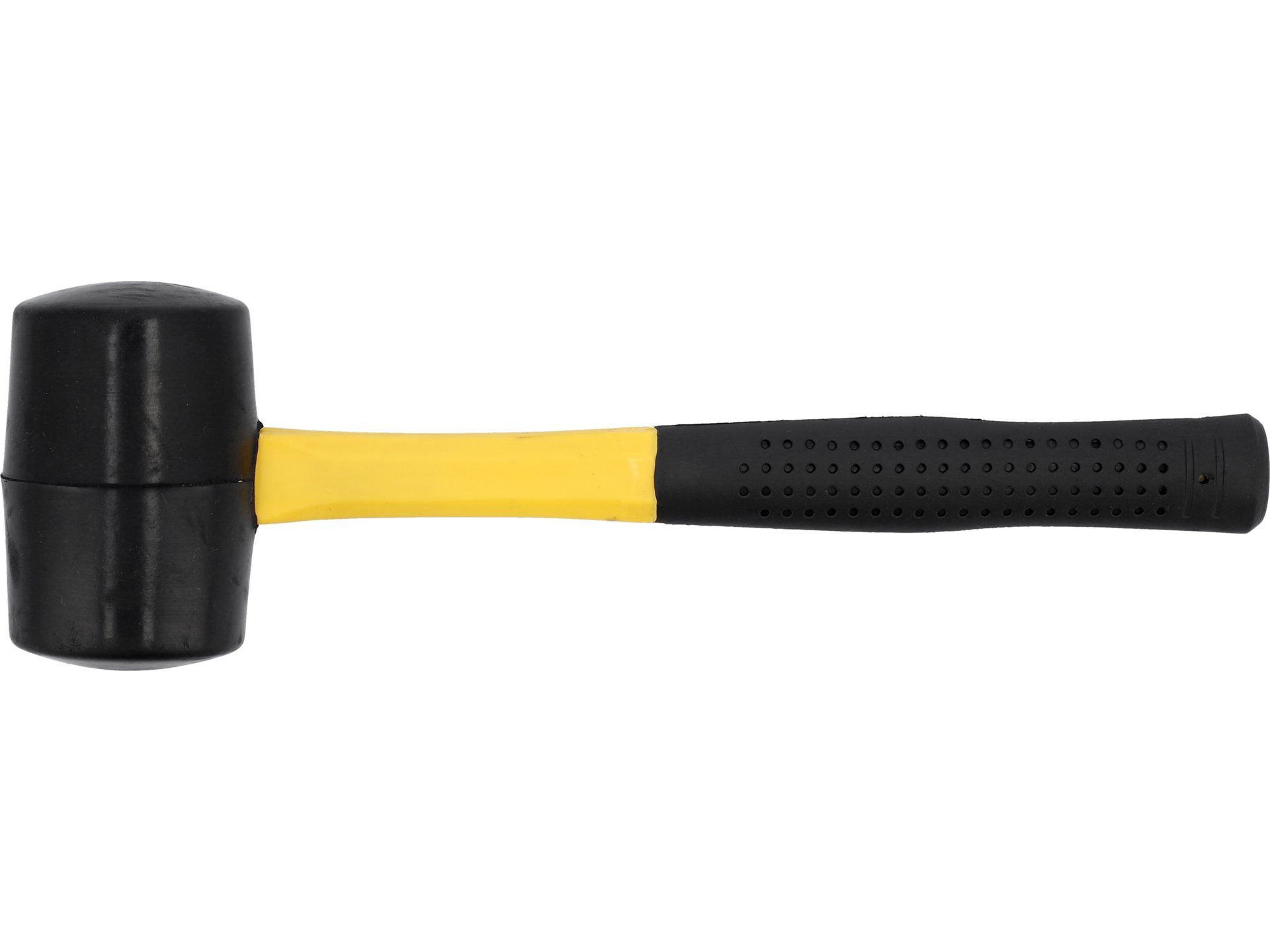 TRIZERATOP Hammer Gummihammer 50mm, Fiberglasstiel, 500g