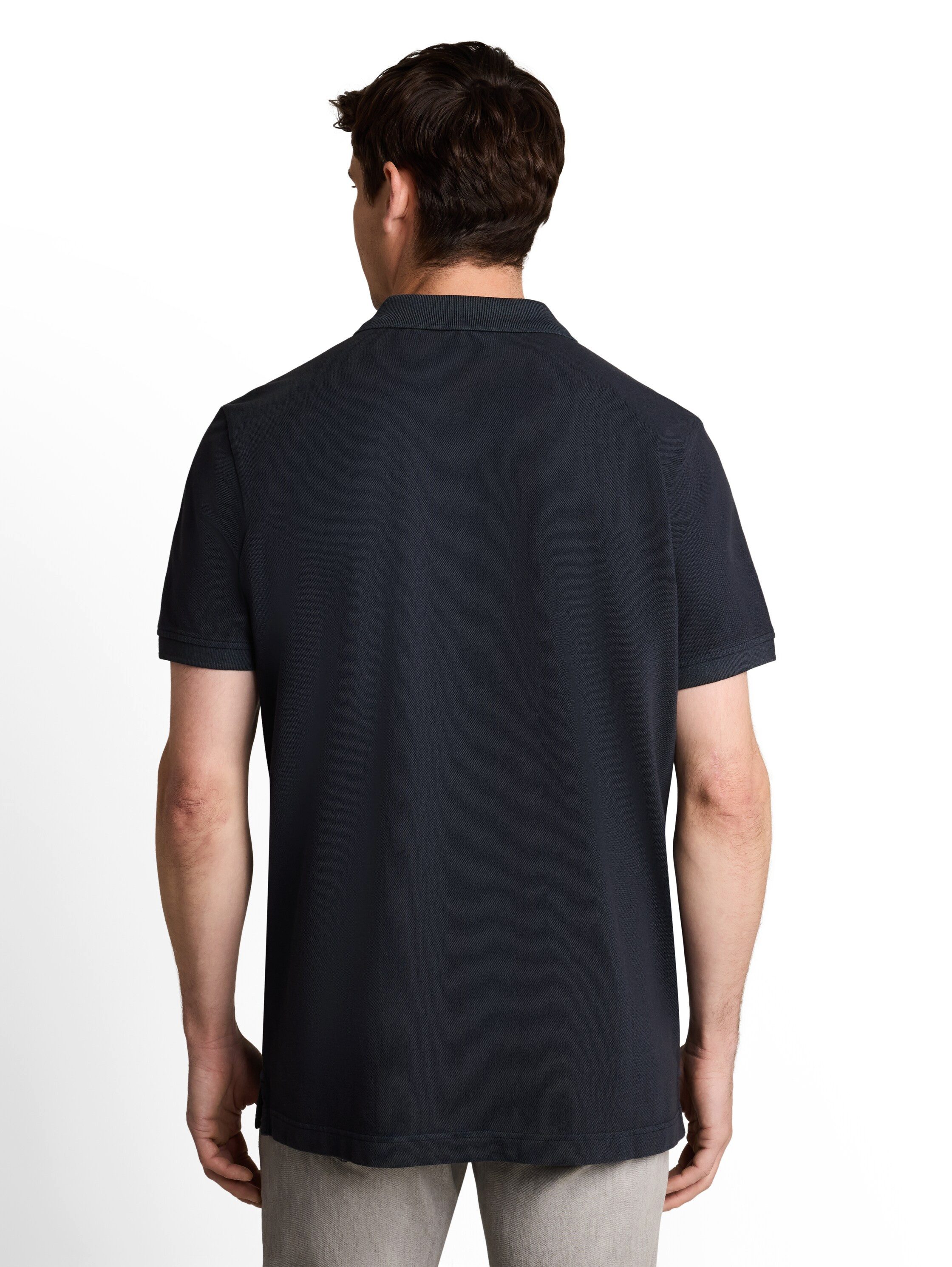 TOM TAILOR Poloshirt Sommershirt mit kleinem Logo-Print