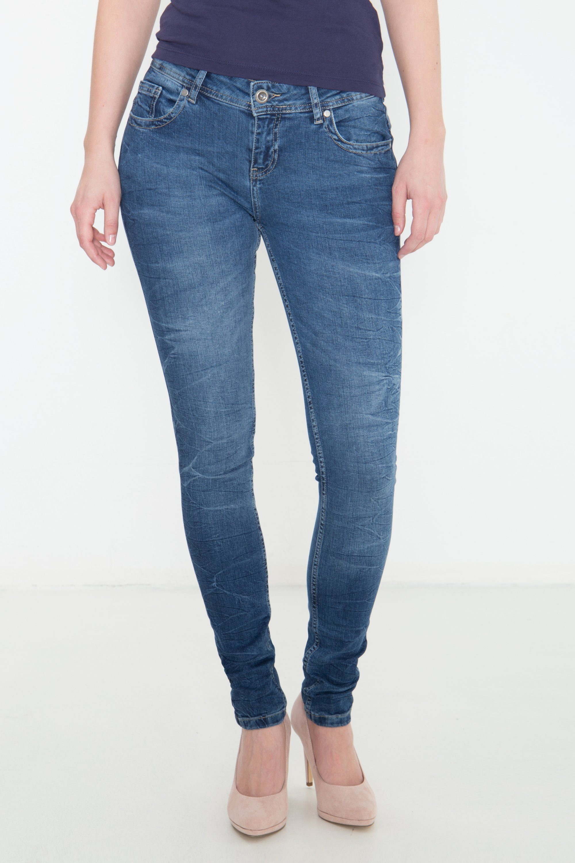 Way of Glory Slim-fit-Jeans Maria (1-tlg) 5-pocket Basic Design in individu günstig online kaufen