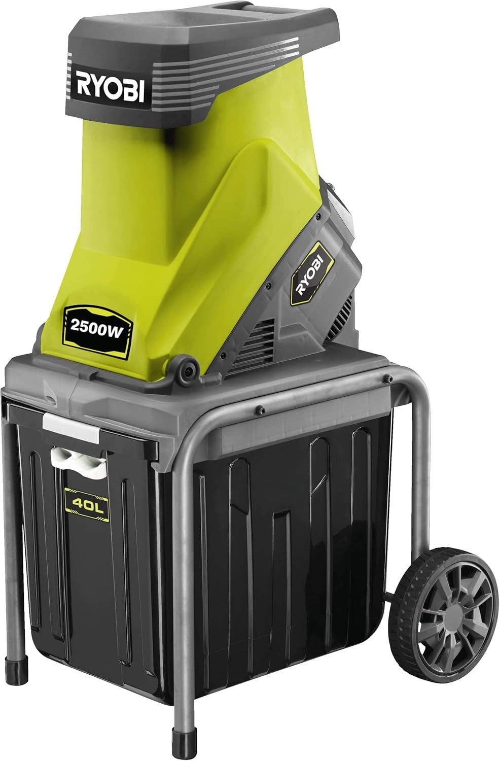 RYOBI Häcksler, RYOBI RHS2545B Elektro-Häcksler Schredder 2500 W bis 45 mm Astst