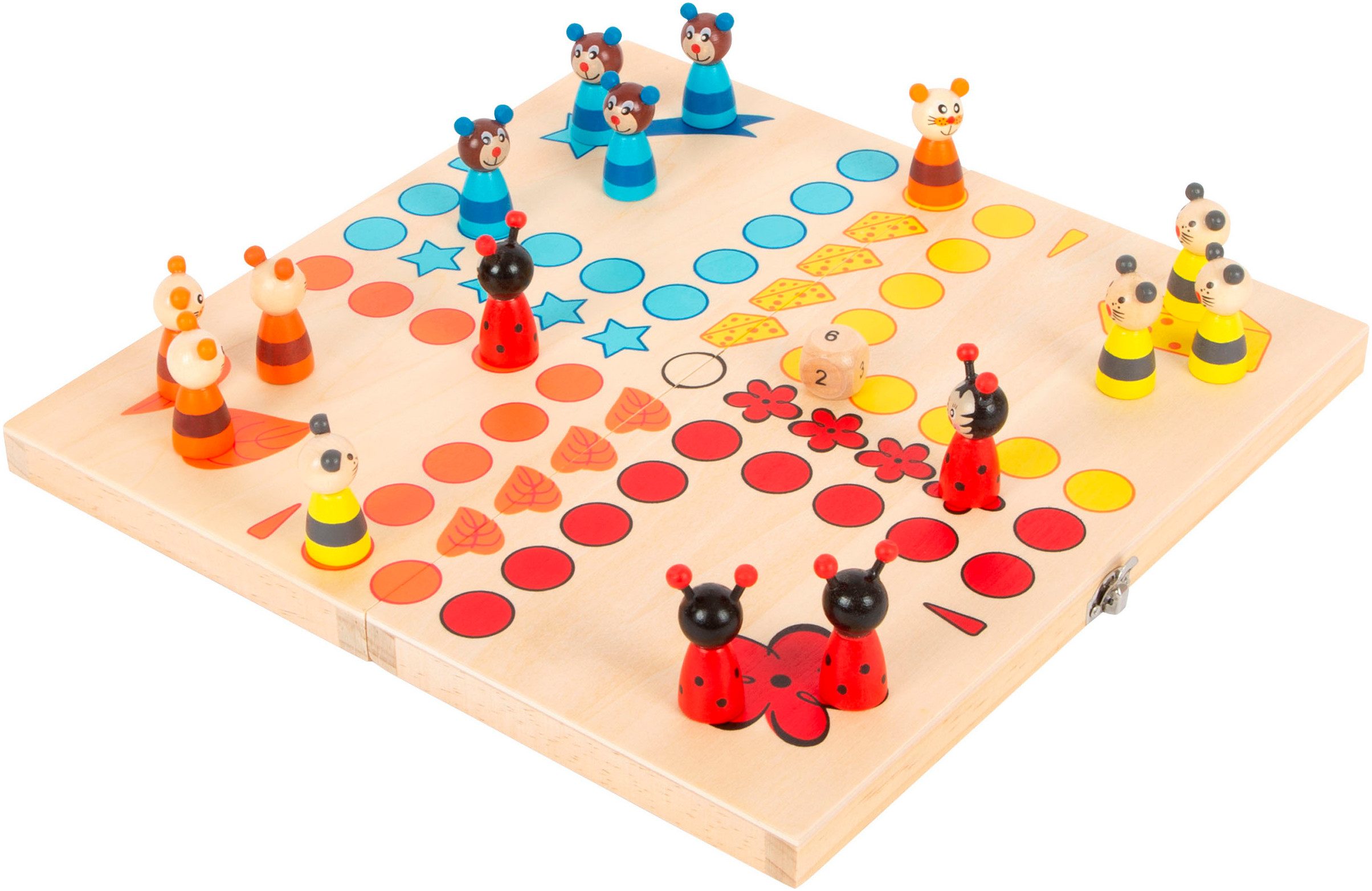 Small Foot Spiel Ludo, Tiere, Gesellschaftsspiel
