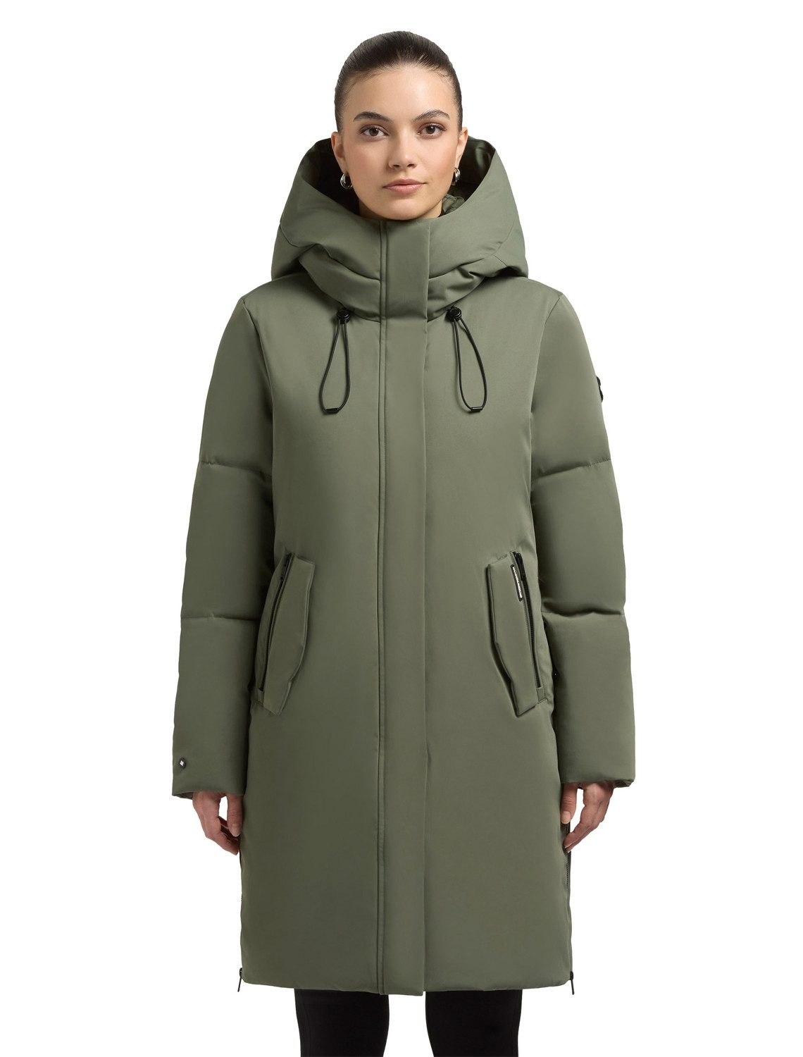 khujo Winterjacke Khujo Nean Mantel (1-St) mit abnehmbaren Rucksackträgern
