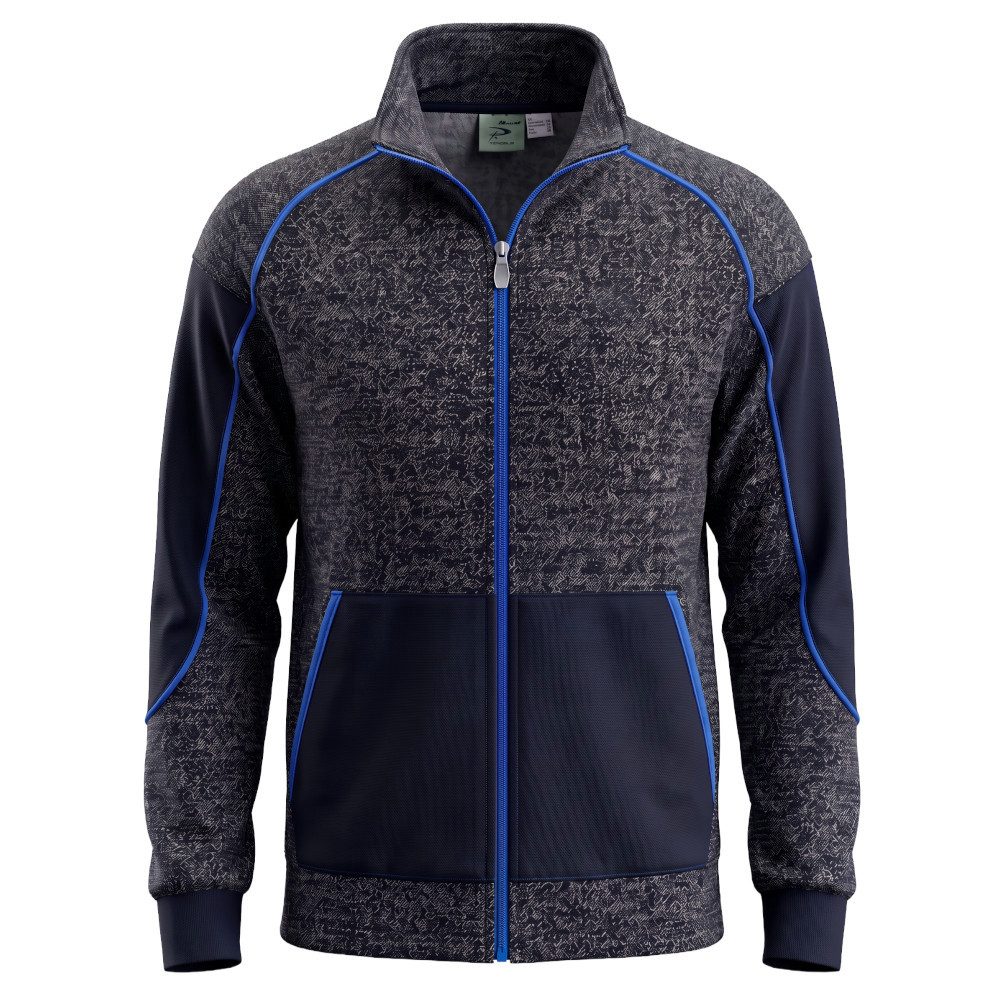 Herbold Sportswear Jogginganzug Herren Trainingsanzug Freizeitanzug wärmender Sportanzug Kuranzug (2-tlg), Wärmend · meliertes Design · angeraute Innenseite – Bild 4 von 5