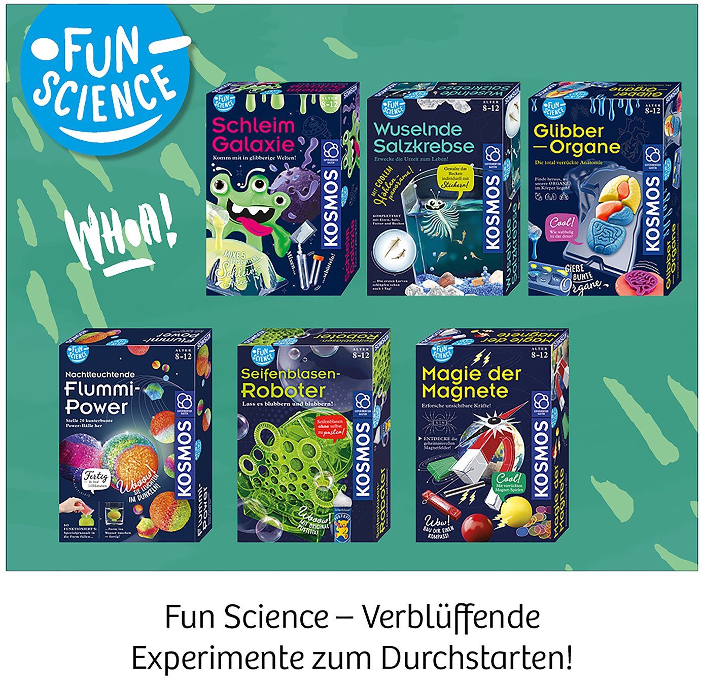 Kosmos Experimentierkasten Fun Science Coole Neonleuchten