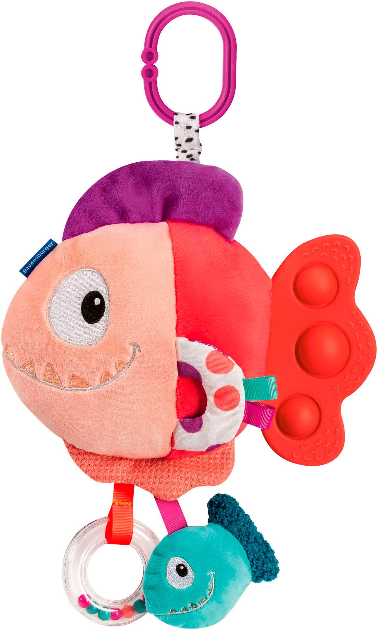 Ravensburger Greifspielzeug Play+ Pop-it Piranha (rot) günstig online kaufen