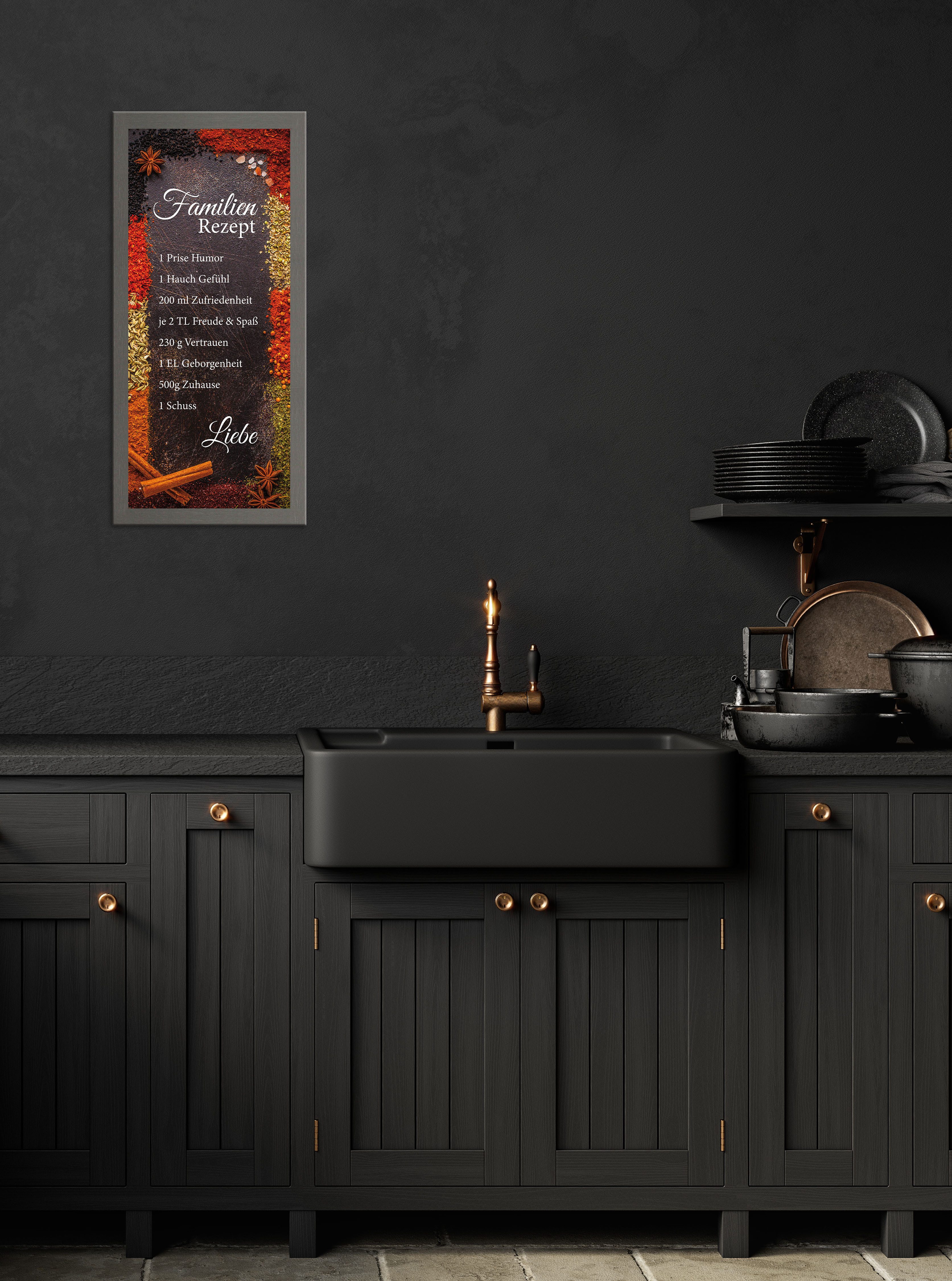 Bönninghoff Bild mit Rahmen, Gewürze, Lebensmittel, Sprüche, Sprüche & Texte (1 St)