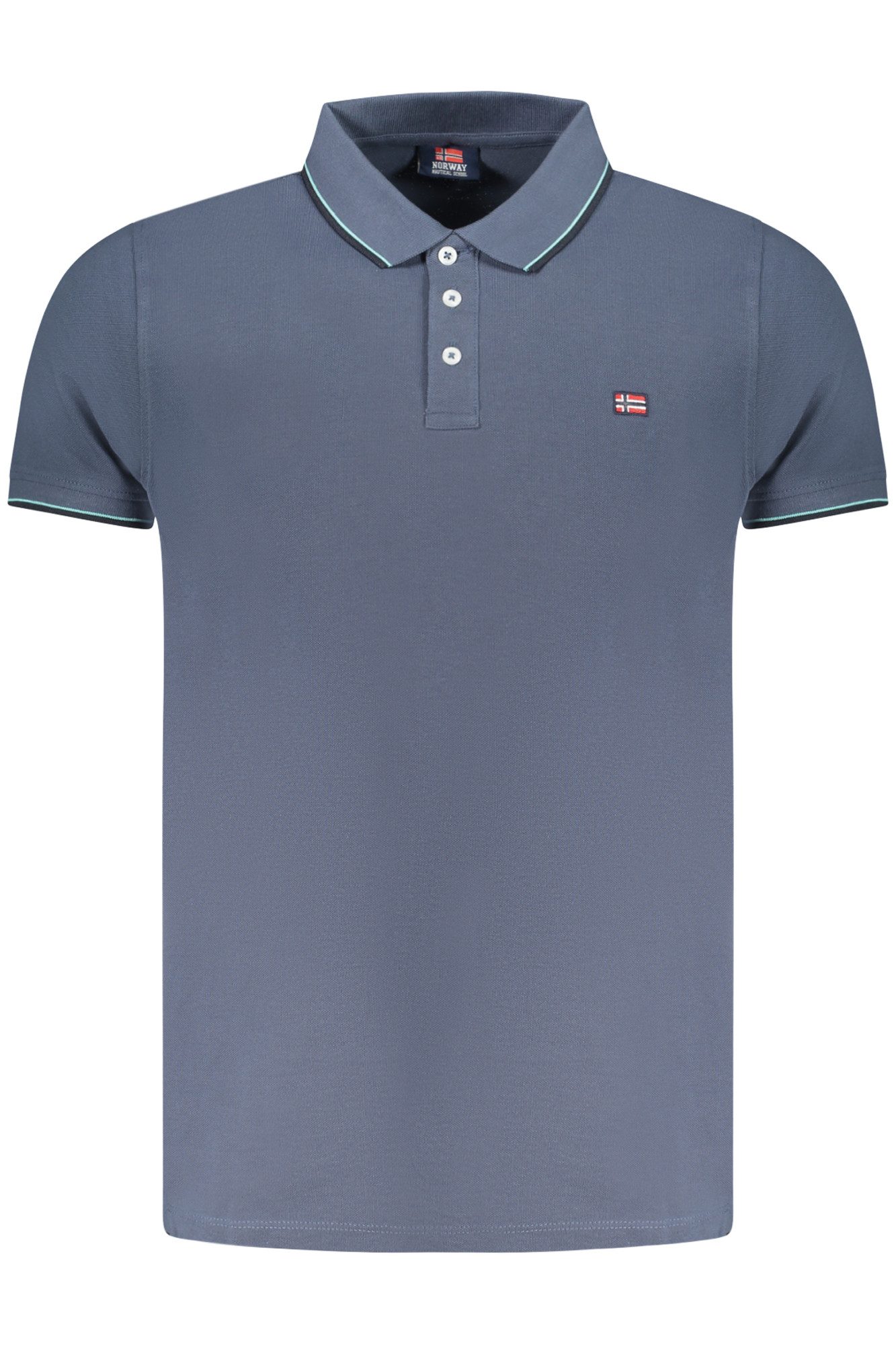 NORWAY 1963 Poloshirt Herren Kurzarm-Polo Blau günstig online kaufen