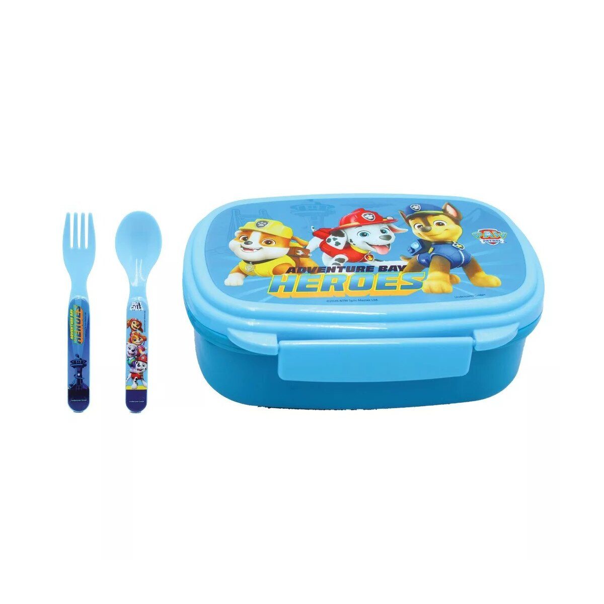Lunchbox Paw Patrol Best Team Sandwichbox + Besteckset
