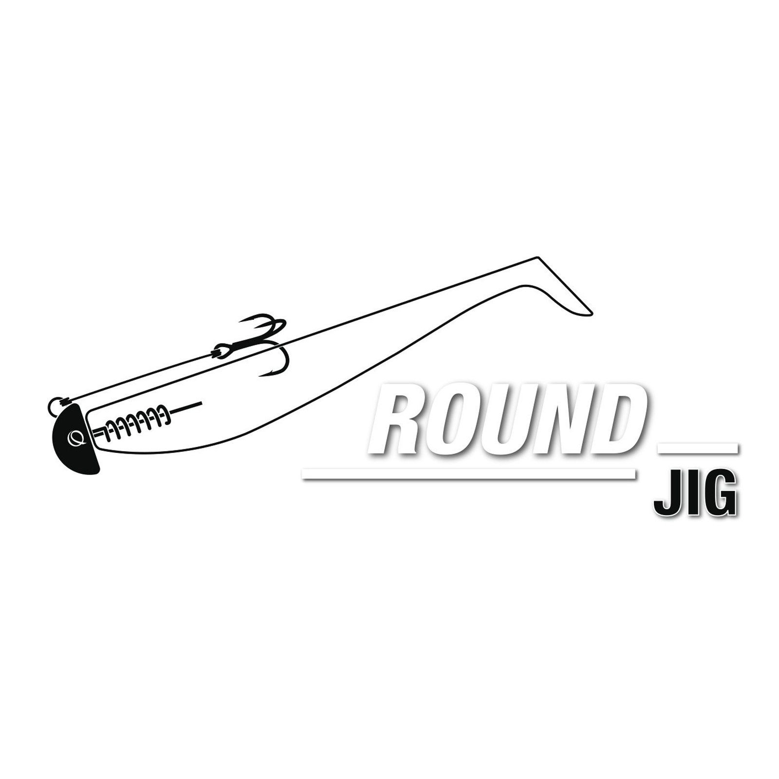 Quantum Kunstköder, Quantum Q-Screw-Jigs Rundkopf 25g matt schwarz Schraub-Jigkopf