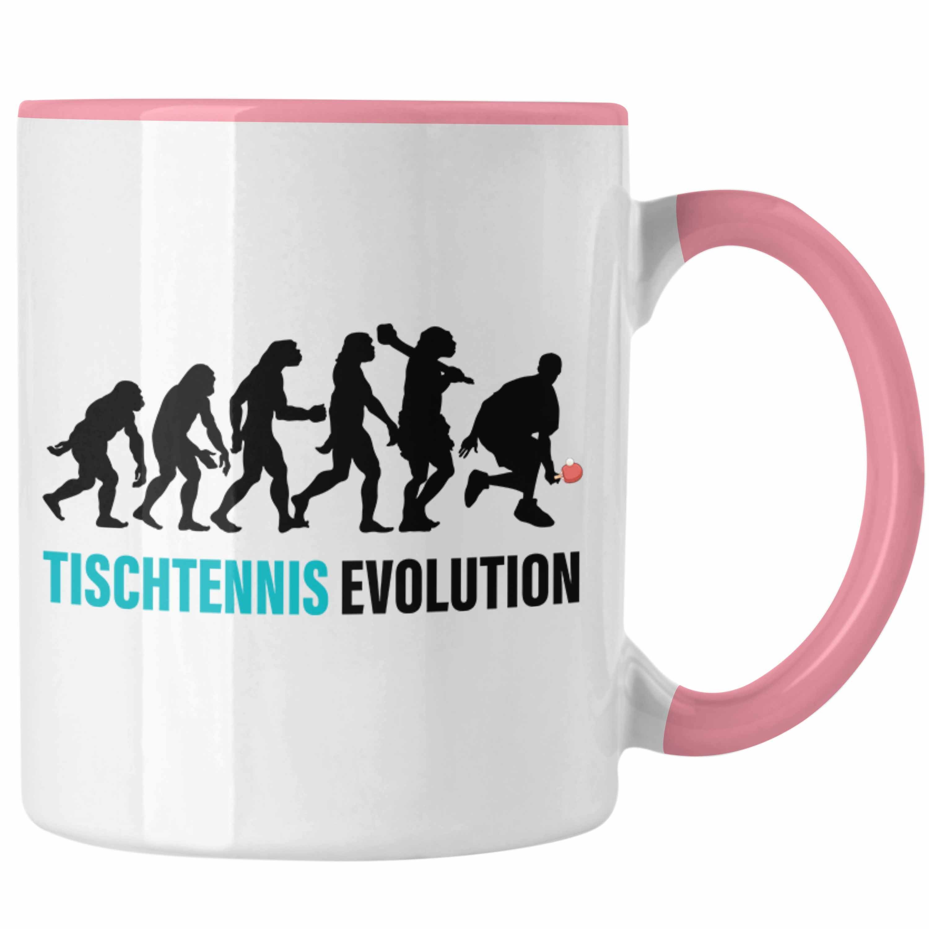 Lustig Tischtennis Tasse Männer Tischtennisspieler Tasse Rosa Tischtennis Trendation Trendation für Evolution Zubehör - Geschenk Geschenkidee