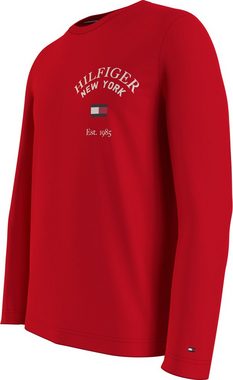 Tommy Hilfiger Langarmshirt ARCH VARSITY LS TEE mit Tommy Hilfiger Print auf der Brust