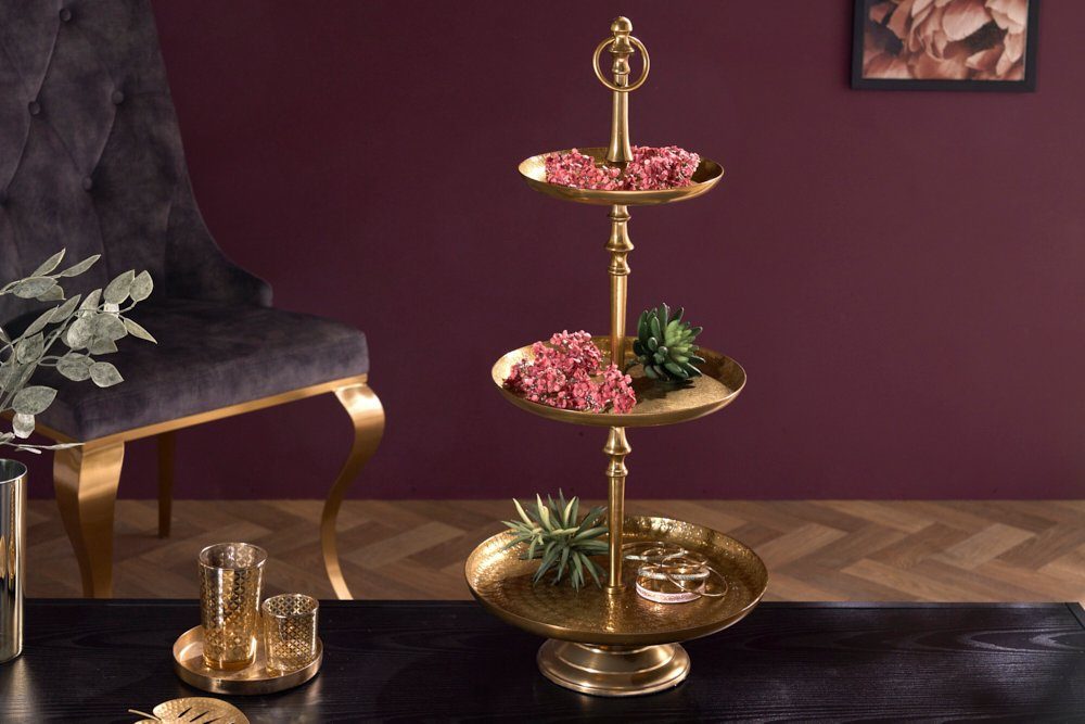 riess-ambiente Dekoetagere ORIENT 65cm gold (1 St), Metall · Küche · Wohnzi günstig online kaufen