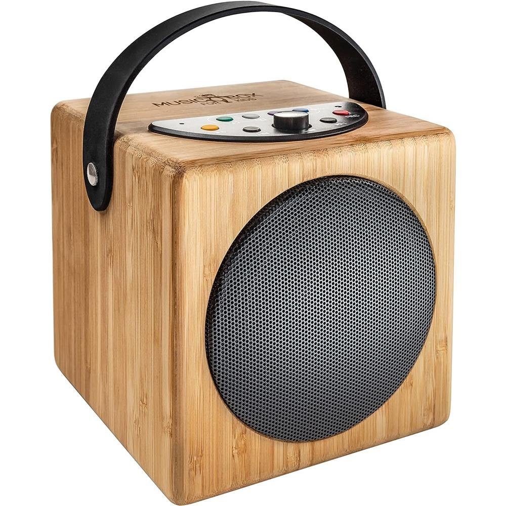 Wavemaster KidzAudio Music W, Box Kids von für for Wiedergabe Kinder Bluetooth) USB-Stick Bluetooth-Lautsprecher (3,5