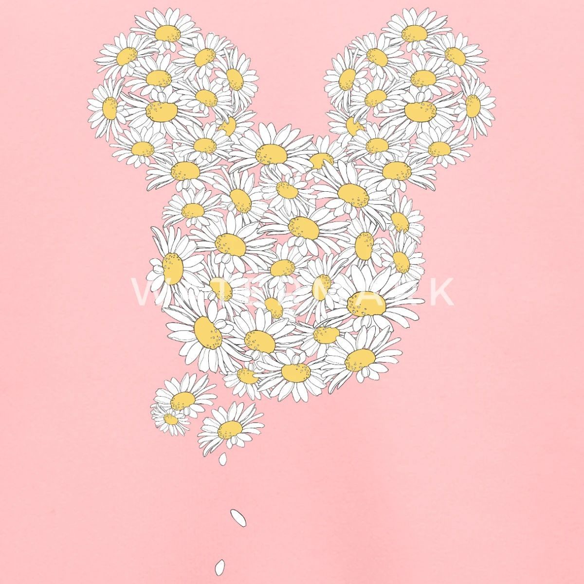 Spreadshirt Sweatshirt Mickey & Minnie Mickey Mouse Gänseblümchen Kinder Premium Pullover (1-tlg)