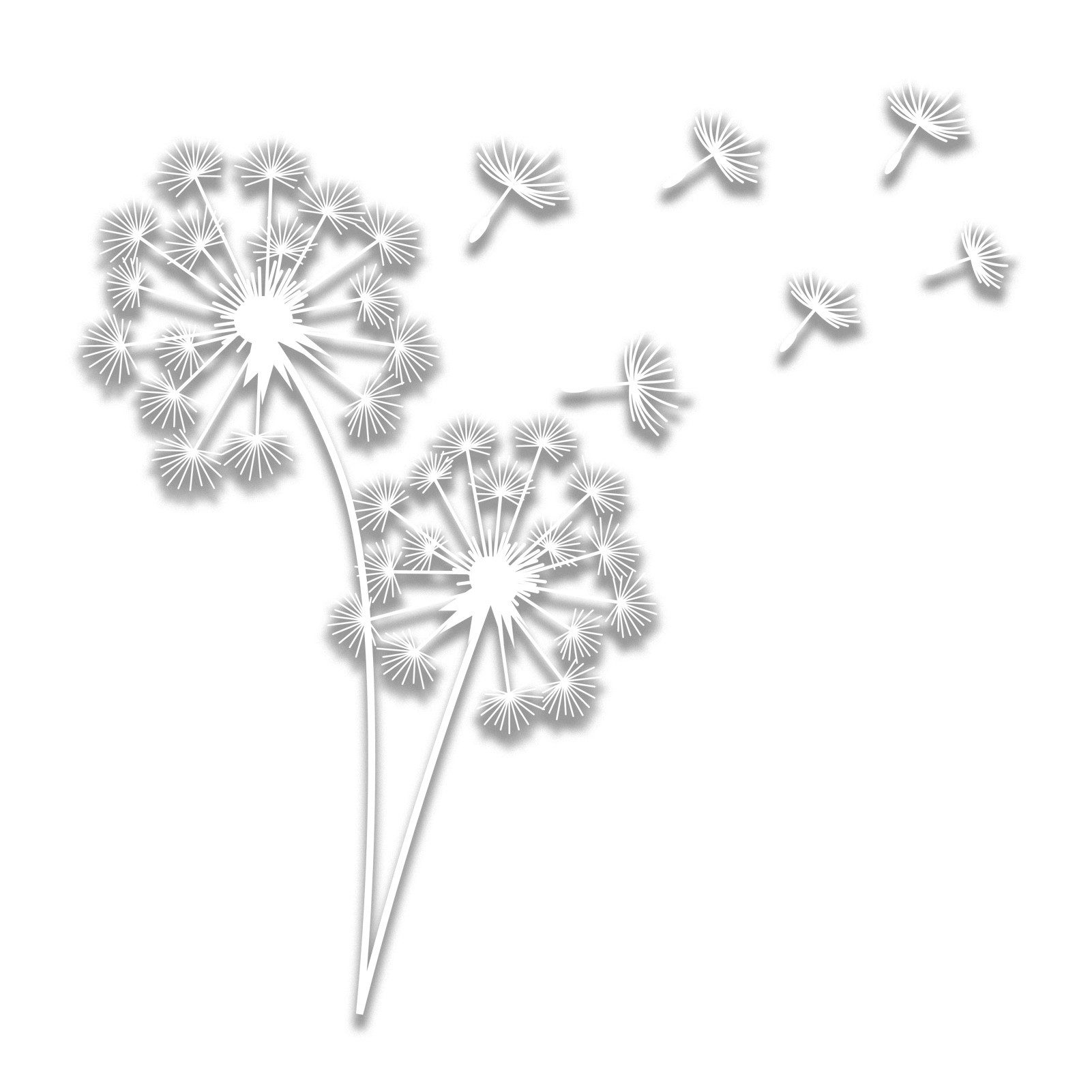 Jumpeak Wanddekoobjekt Pusteblume Wanddekoration aus Metall, günstig online kaufen