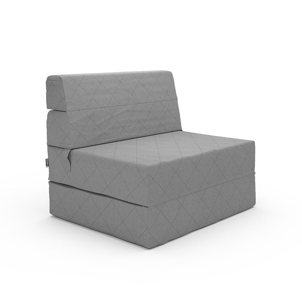 VitaliSpa® Schlafsofa Lima, Grau, 100 cm günstig online kaufen
