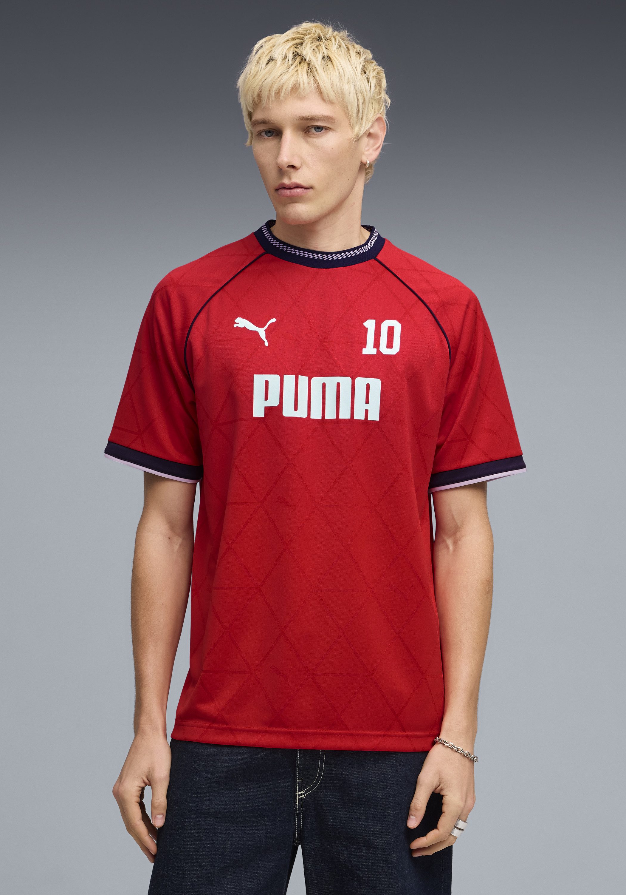 PUMA T-Shirt SPORT PINNACLE FOOTBALL JERSEY atmungsaktives Material, mit DryCELL-Technologie
