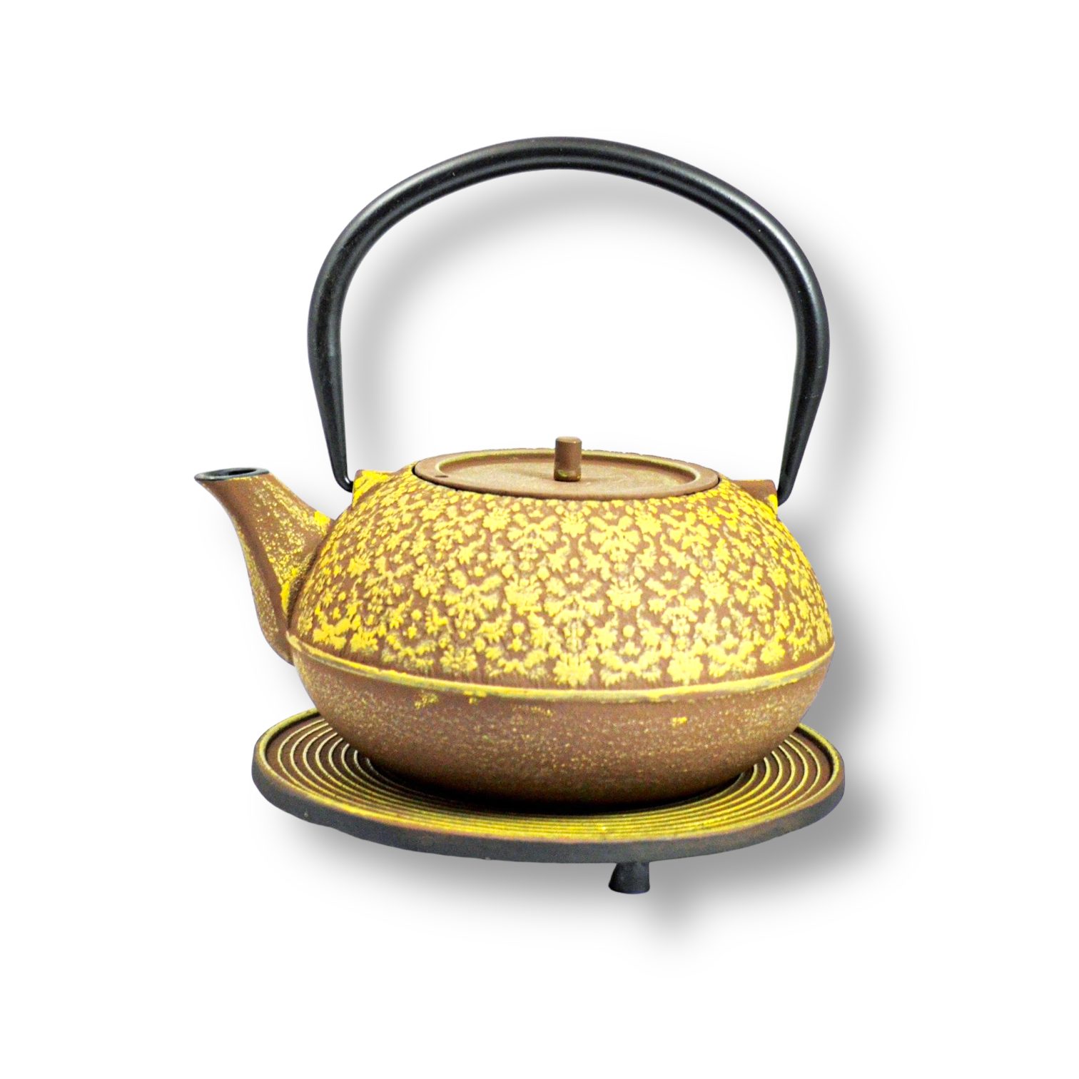 JA-UNENDLICH Teekanne Mari, 1.2 l, aus Gusseisen handgefertigt im Sandgussverfahren, innen emailliert