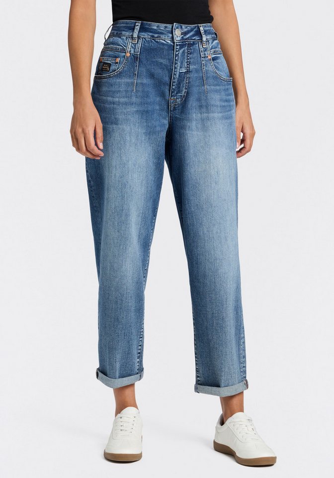 Herrlicher 5-Pocket-Jeans Brooke Denim Stretch im Loose Fit, Cropped-Länge