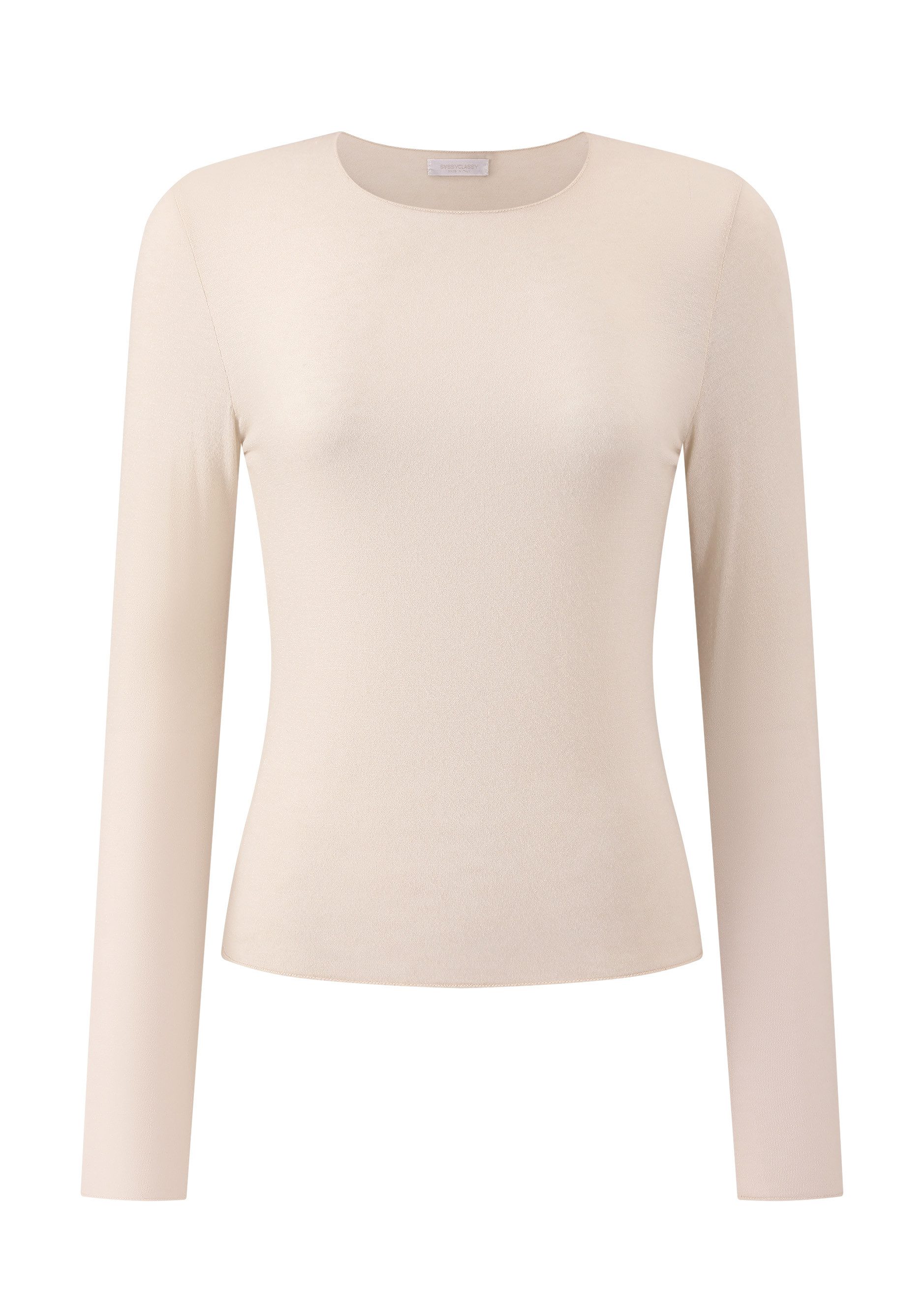 SASSYCLASSY Langarmshirt Langarmshirt Damen mit Rollkragen Elegant Leicht t günstig online kaufen