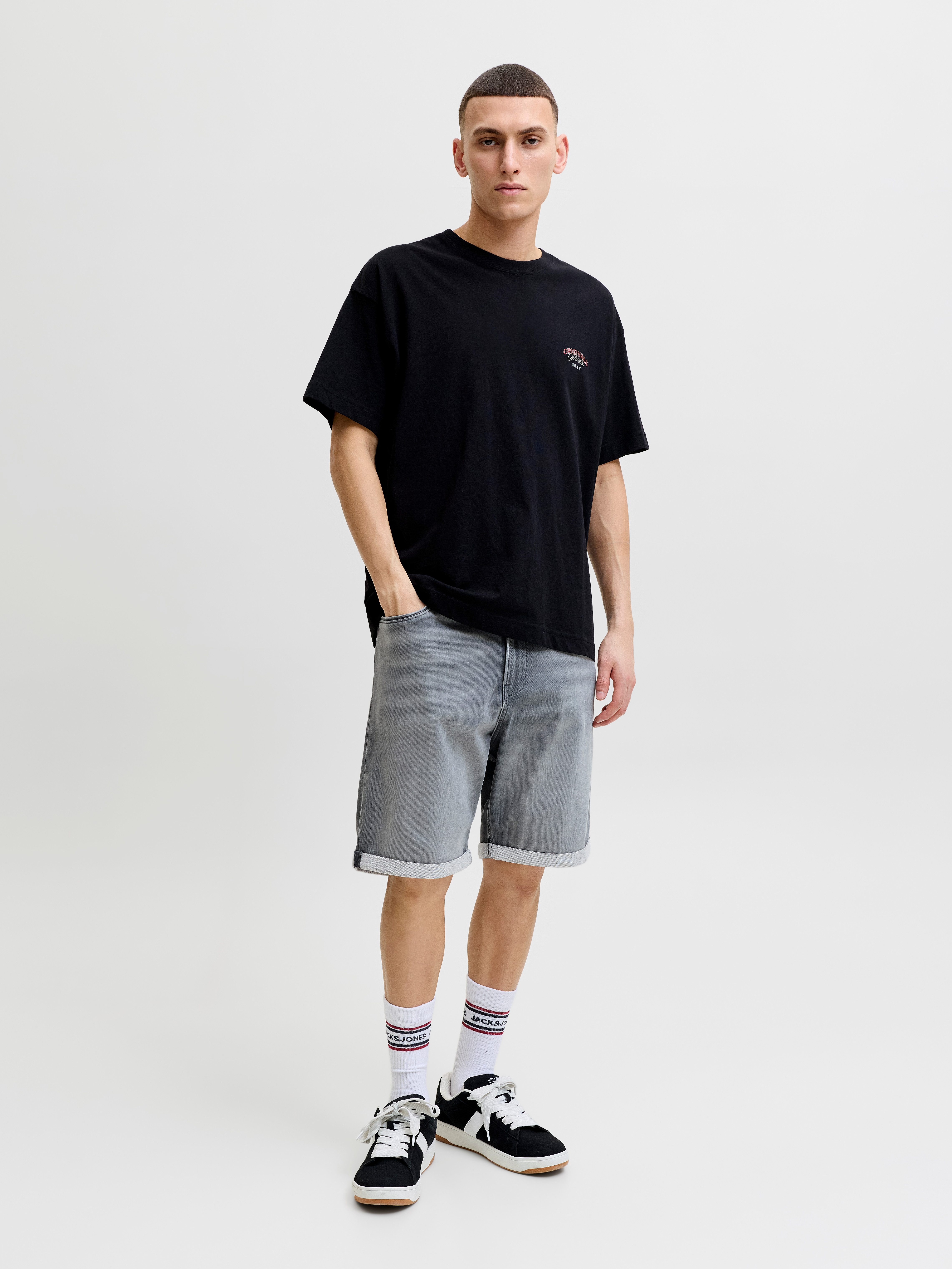 Jack & Jones Jeansbermudas JJITONY JJASHER I.K SHORTS GE 731 SN Baumwollmischung – Bild 4 von 5
