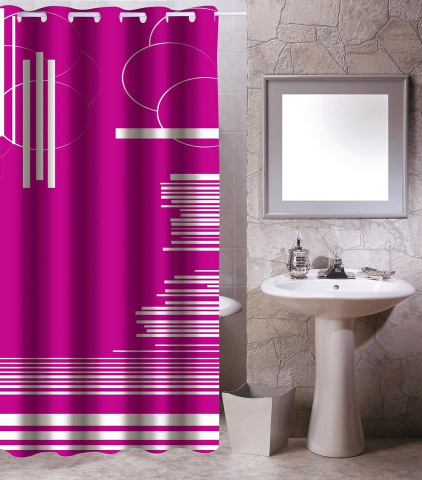 MSV Duschvorhang »GRAFIK«, Breite 180 cm online kaufen | OTTO