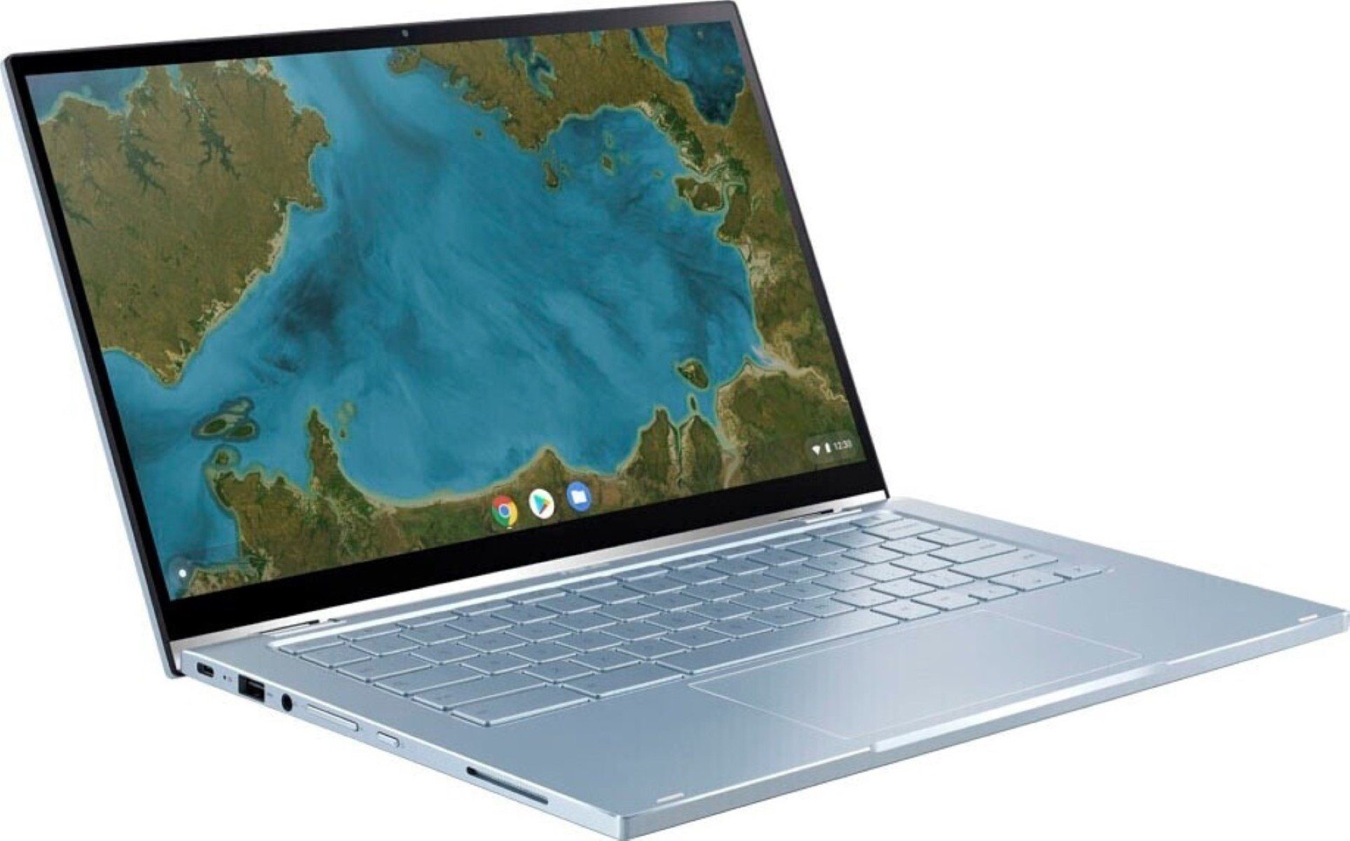 Asus C433T Flip 90NX02G1-M01910 Chromebook Notebook (Intel Core M3 8100Y, UHD Graphics, 64 GB HDD)