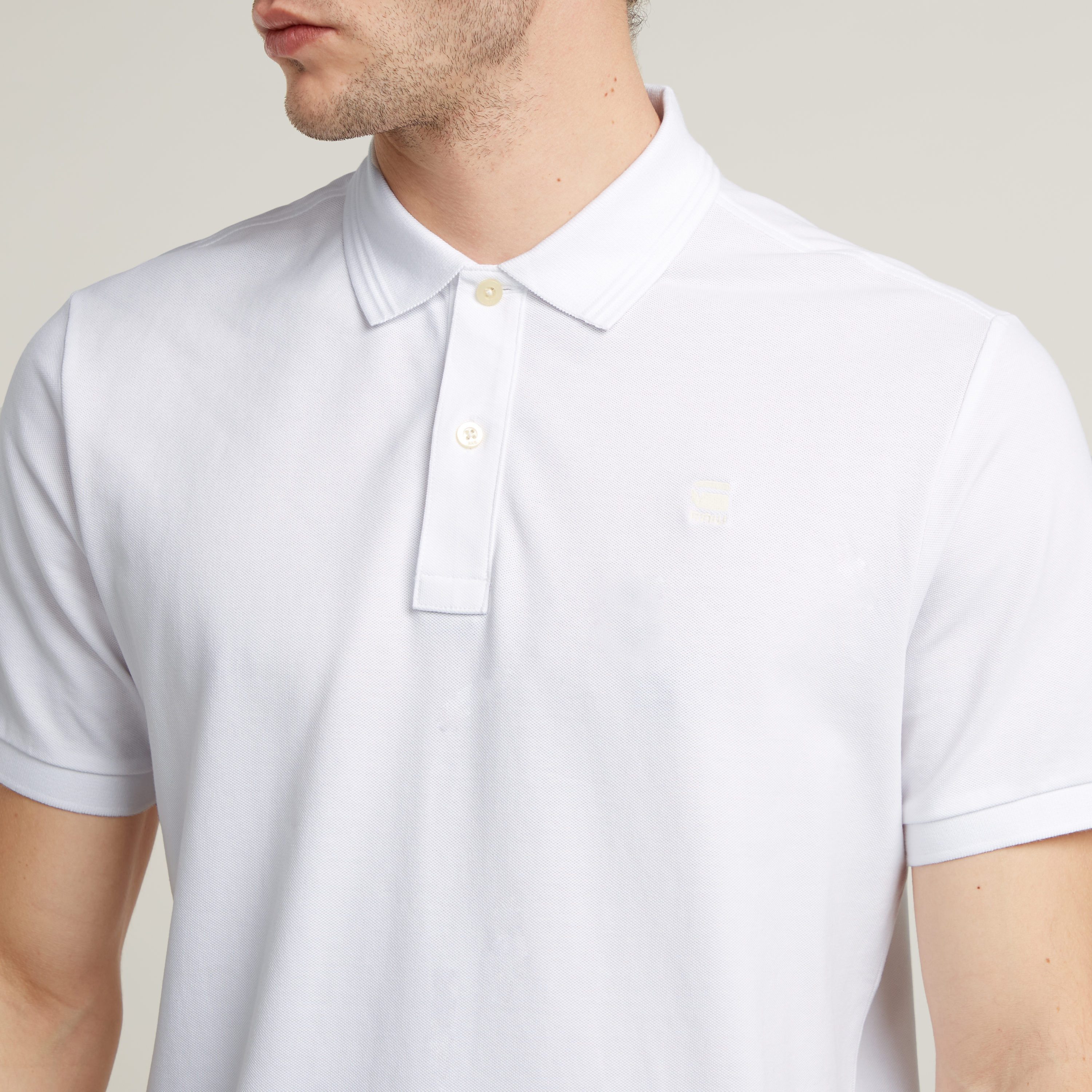 G-STAR Poloshirt Dunda Slim Fit Logostickerei auf der Brust