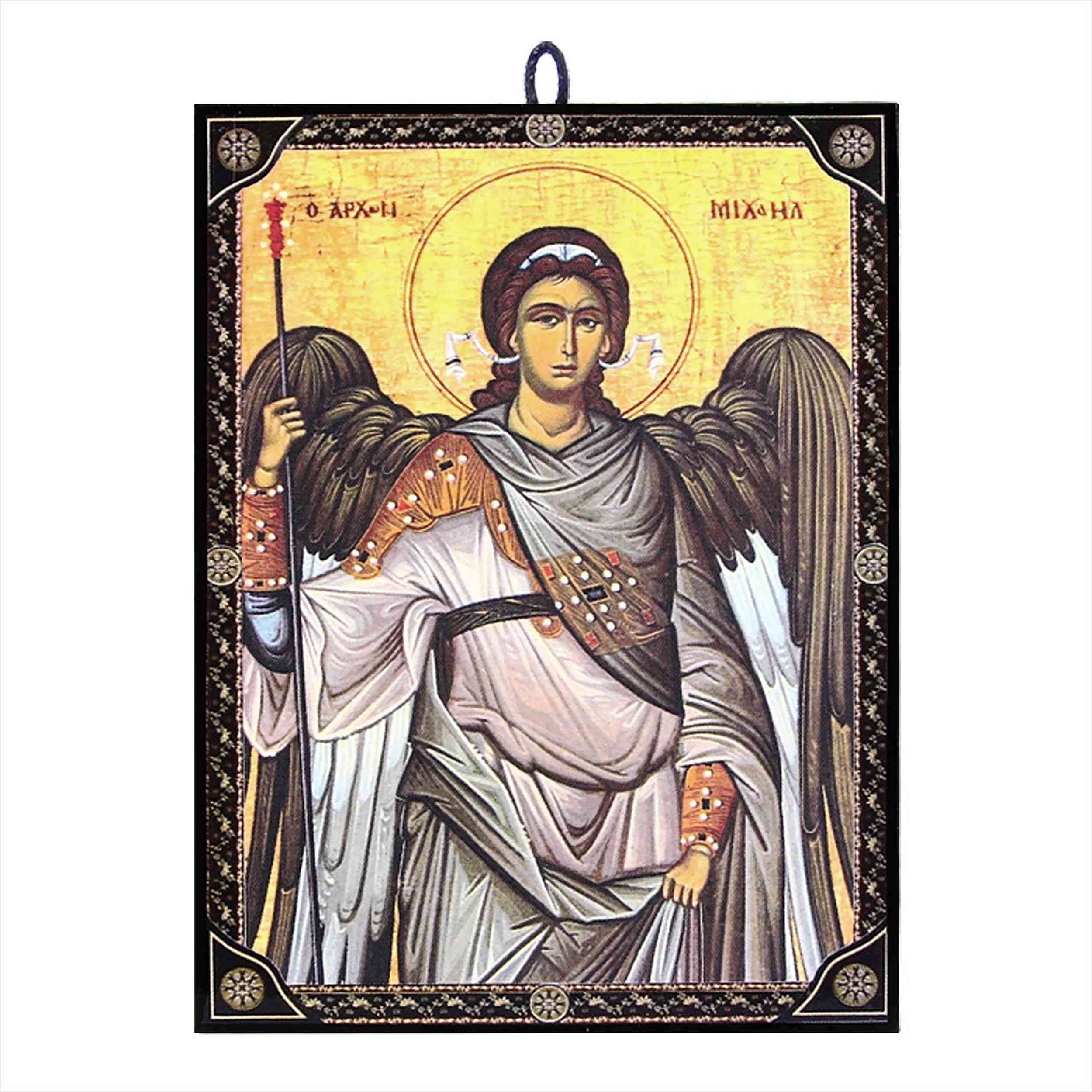 NKlaus Bild Ikone Erzengel Michael orthodox Zertifizierte Reproduktion aus günstig online kaufen