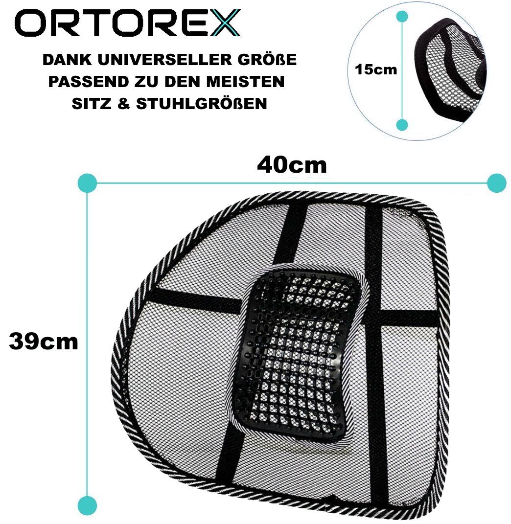 MAVURA Rückenkissen ORTOREX Ergonomische Lordosenstütze