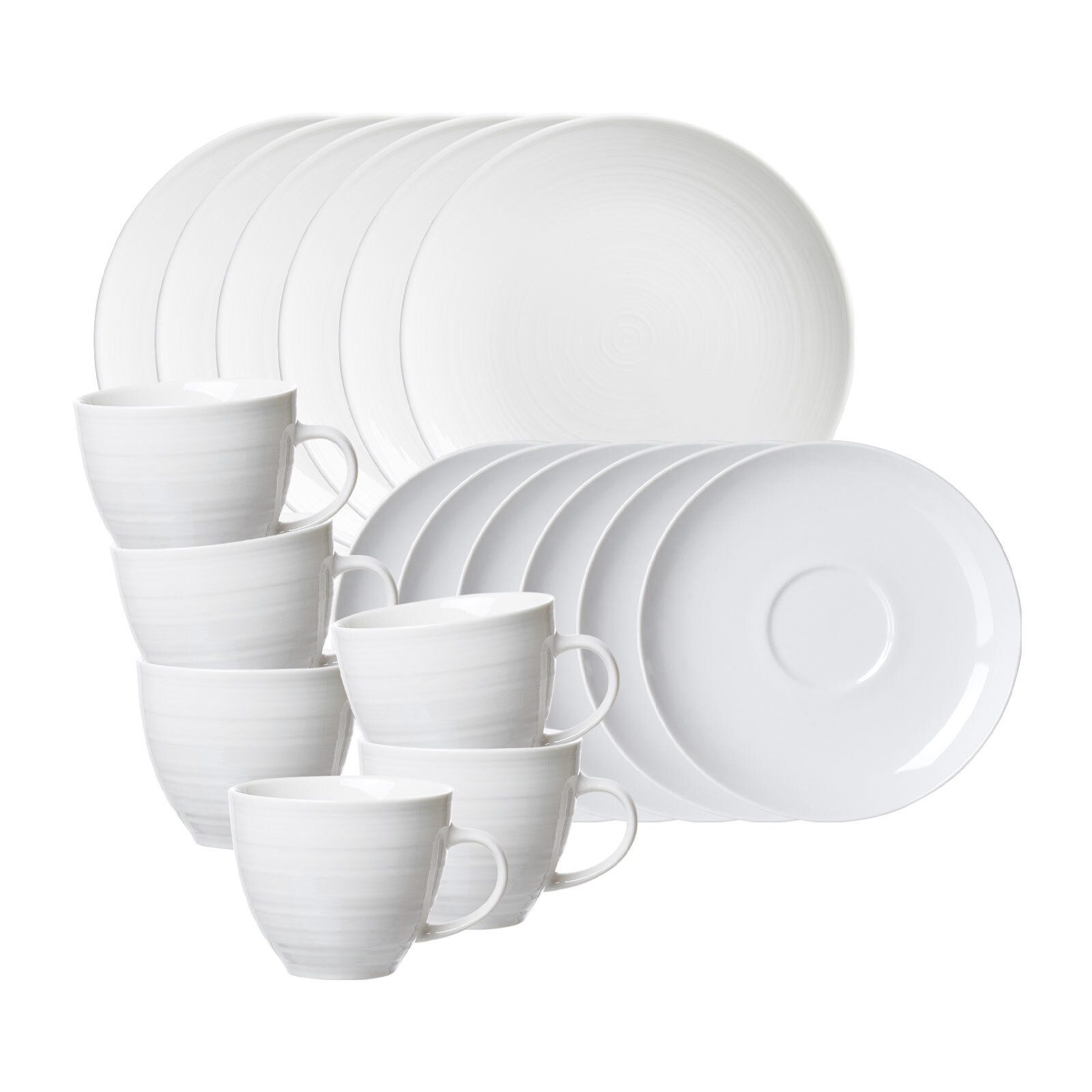 Ritzenhoff & Breker Kaffeeservice Suomi Kaffeeservice 18-tlg. (18-tlg), 6 Personen, Porzellan