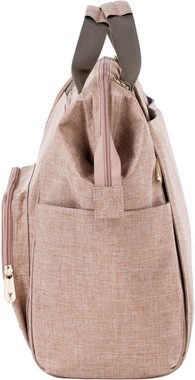 LÄSSIG Wickelrucksack Glam, Goldie, Backpack Rose, PETA-approved vegan