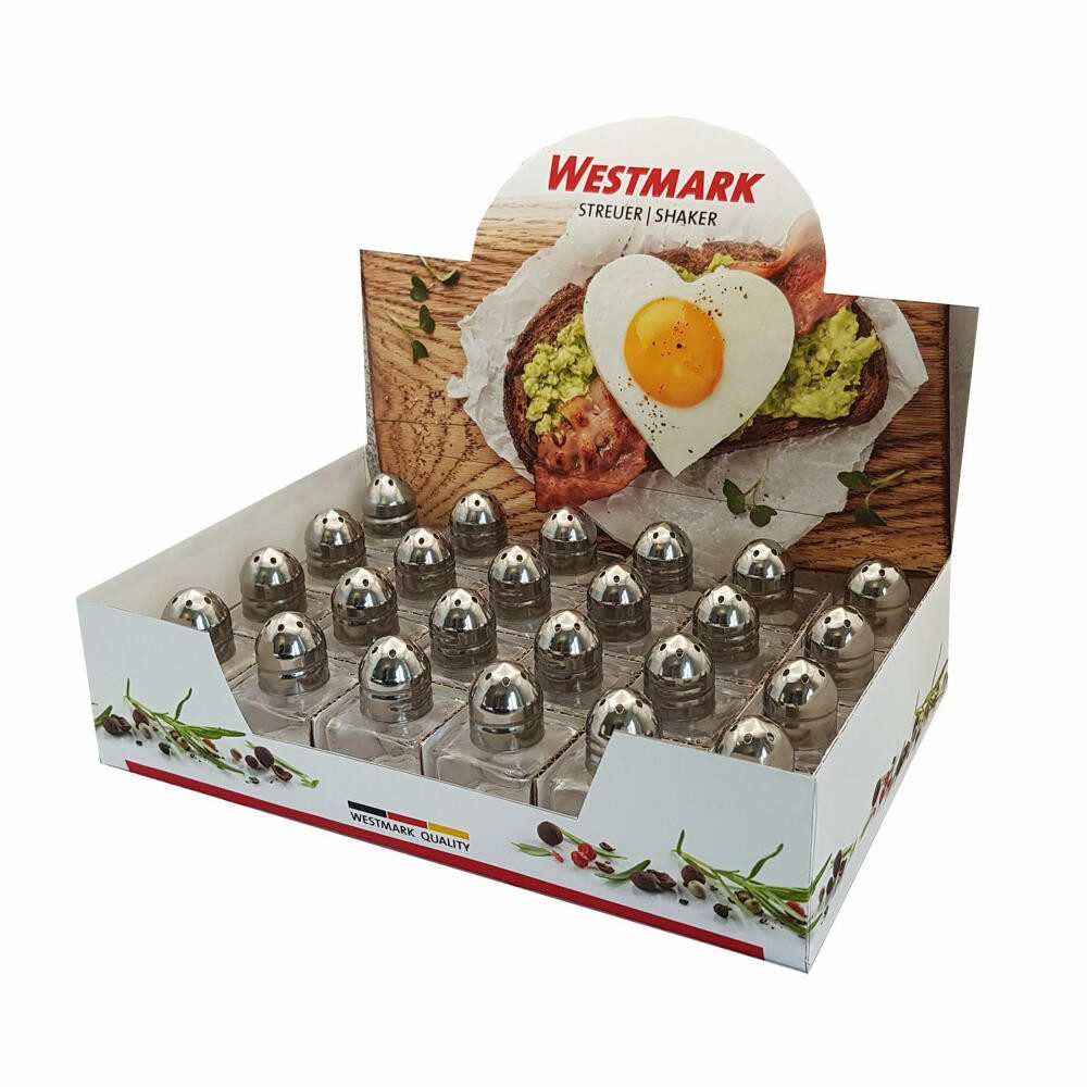 WESTMARK Salz- / Pfefferstreuer 24 Mini-Universalstreuer-Display, Fassungsvermögen: je 15 ml
