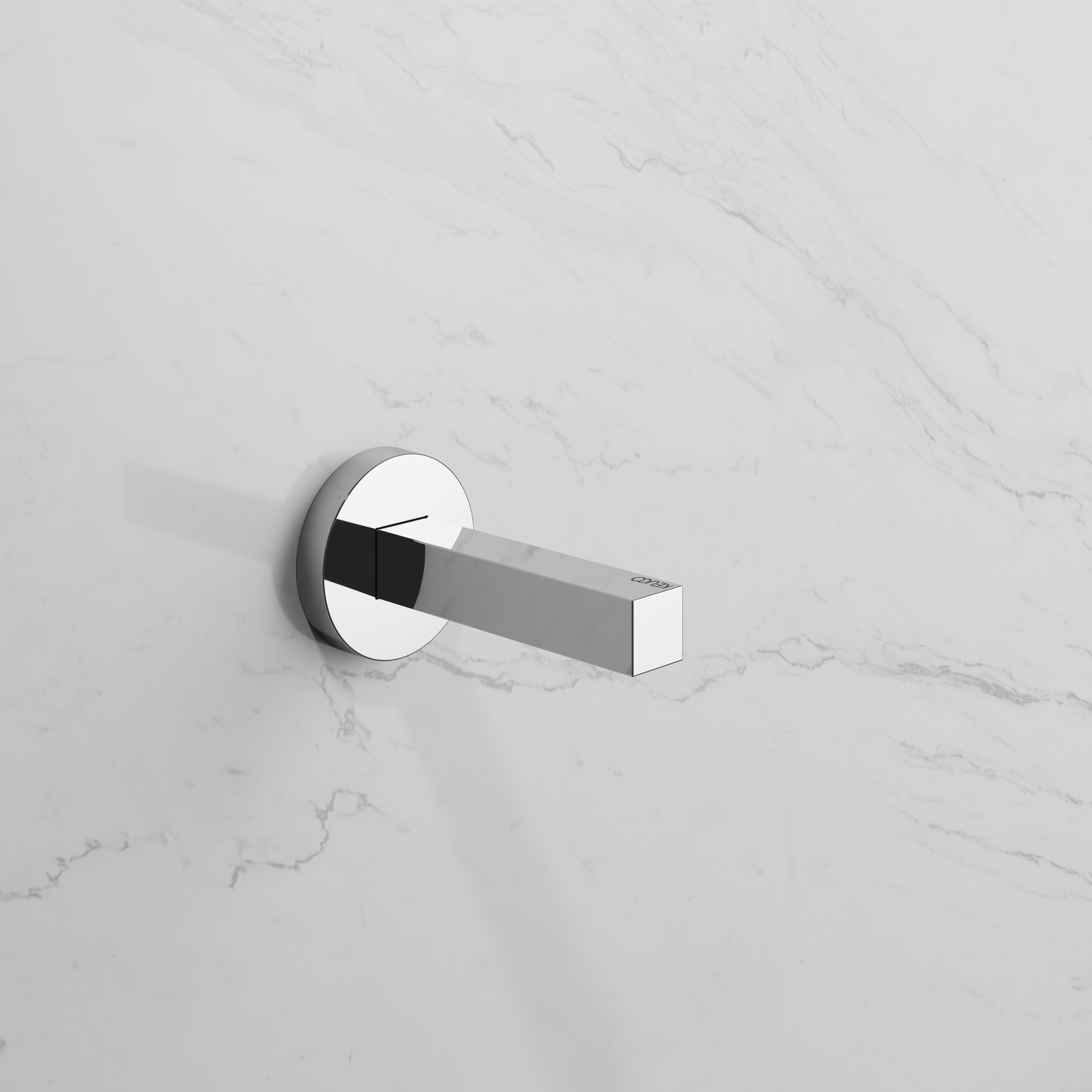 Keuco Toiletten-Ersatzrollenhalter Edition 90, aus Metall, hochglanz-verchromt, für Badezimmer und Gäste-WC, 1 Rolle