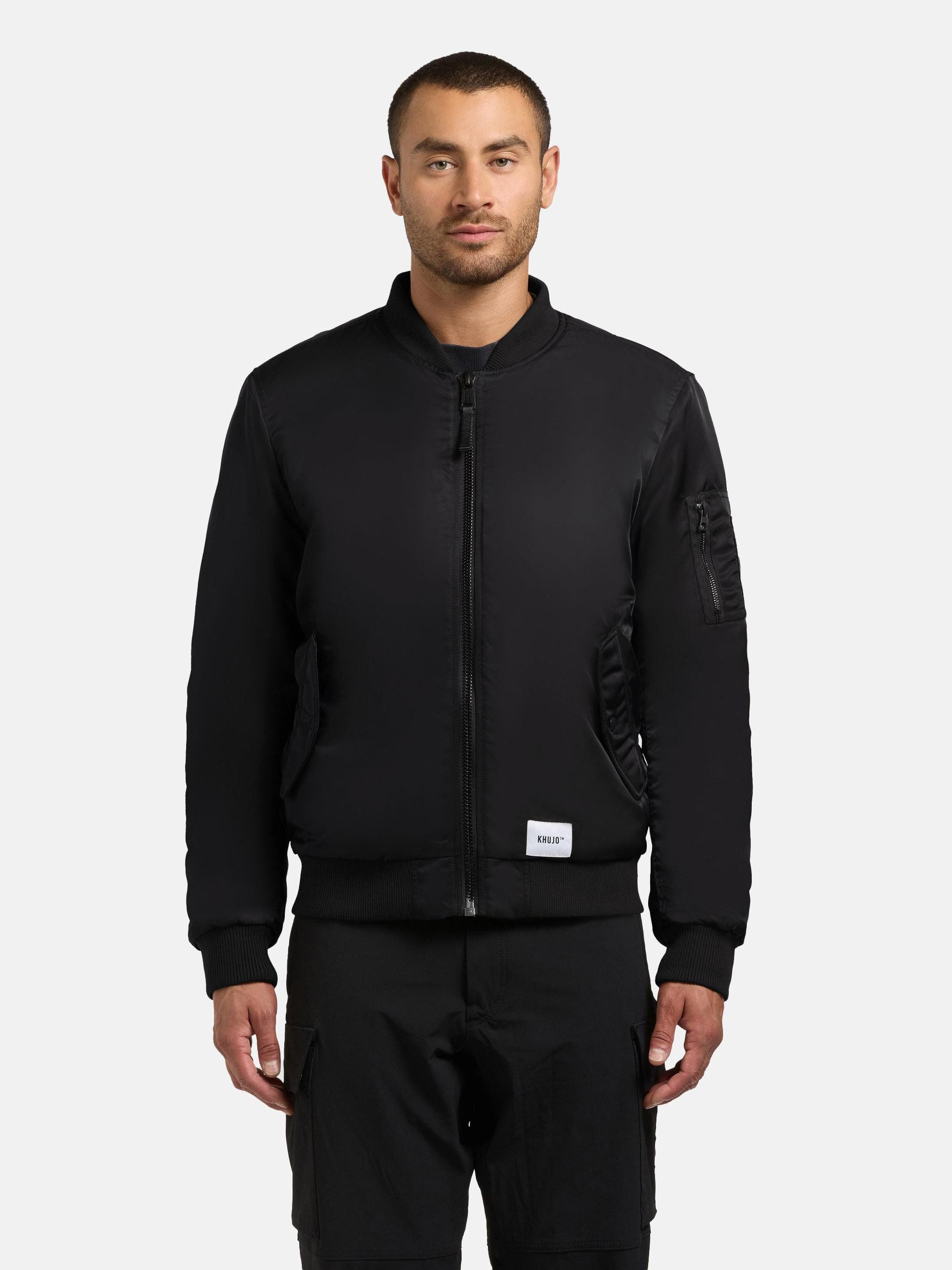 khujo Bomberjacke Adon Leichte Winterjacke in Shiny-Optik
