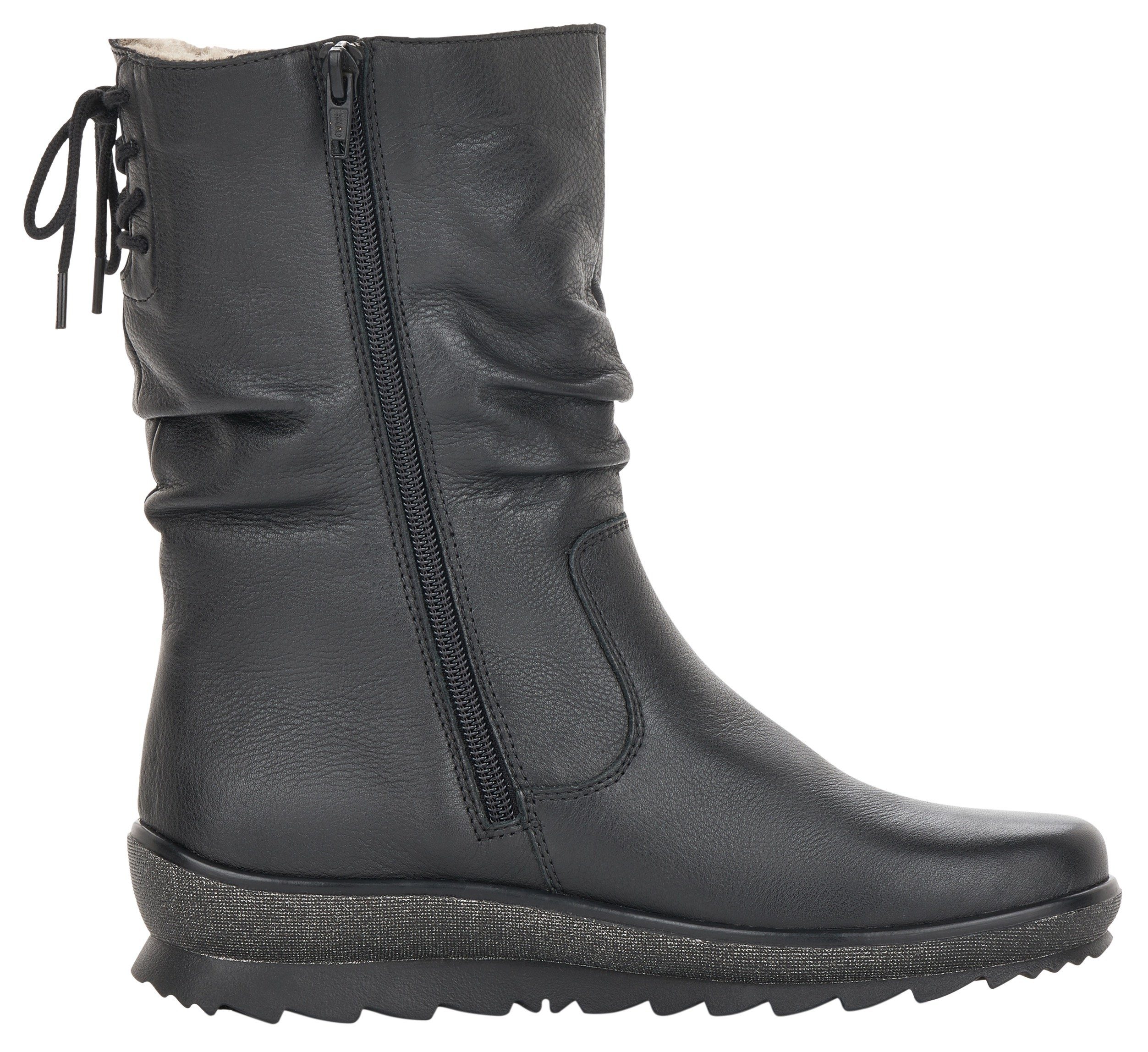 Remonte Winterstiefelette mit gerafftem Schaft