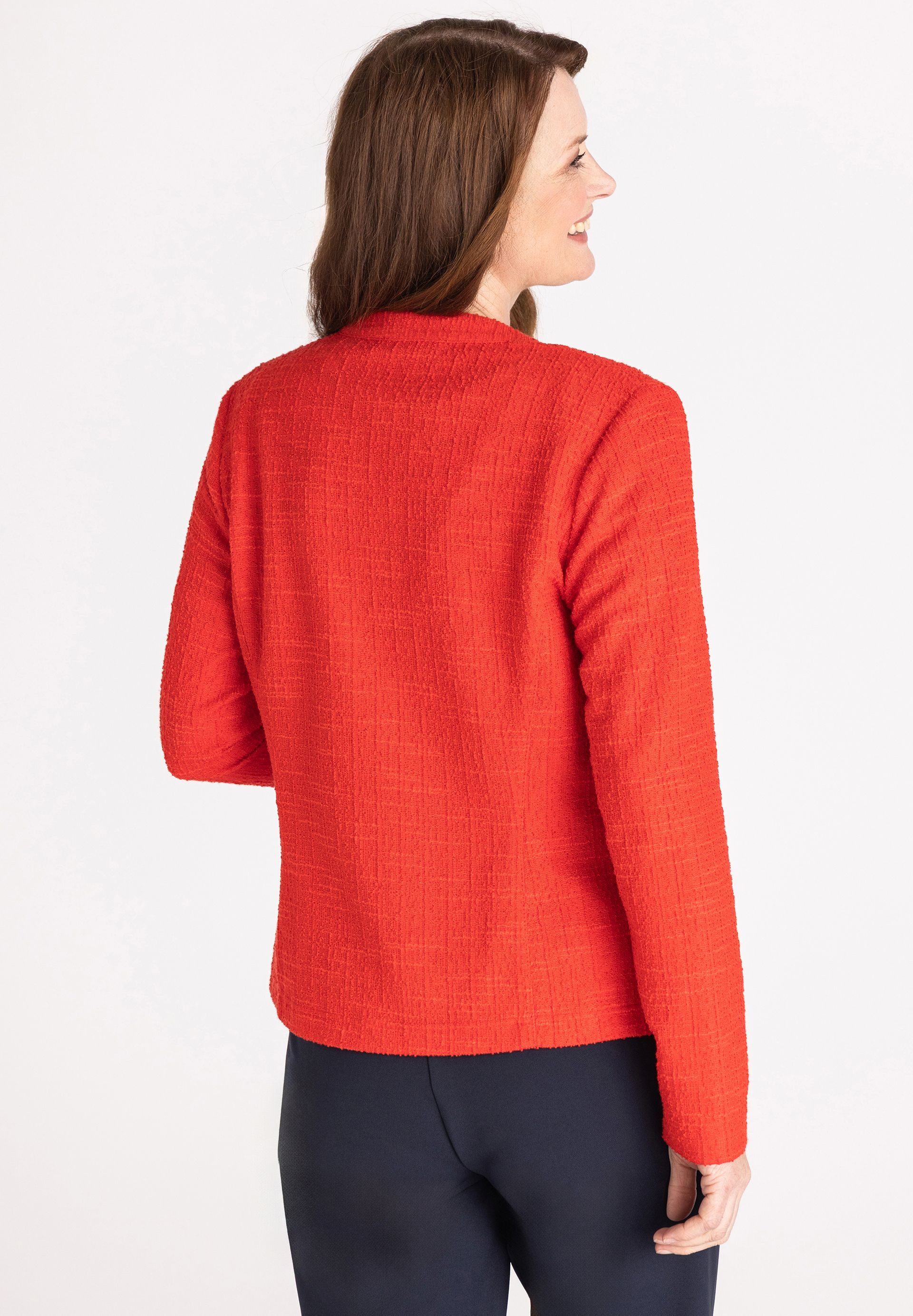 FRANK WALDER Jackenblazer mit markantem Zipper