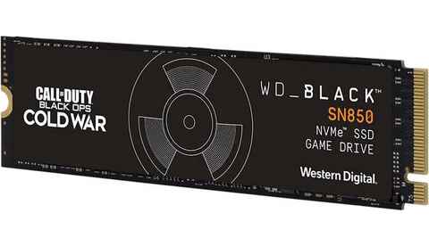 WD_Black SN850 1TB NVMe Call of Duty Edition Gaming-SSD (1 TB) 7.000 MB/S Lesegeschwindigkeit, 5.300 MB/S Schreibgeschwindigkeit