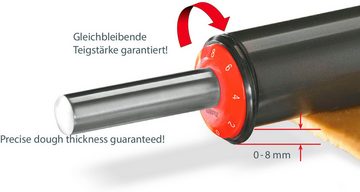 GEFU Teigroller EXACT Aluminium, (1-tlg), klebt nicht, rollt superglatt, 48,5 cm