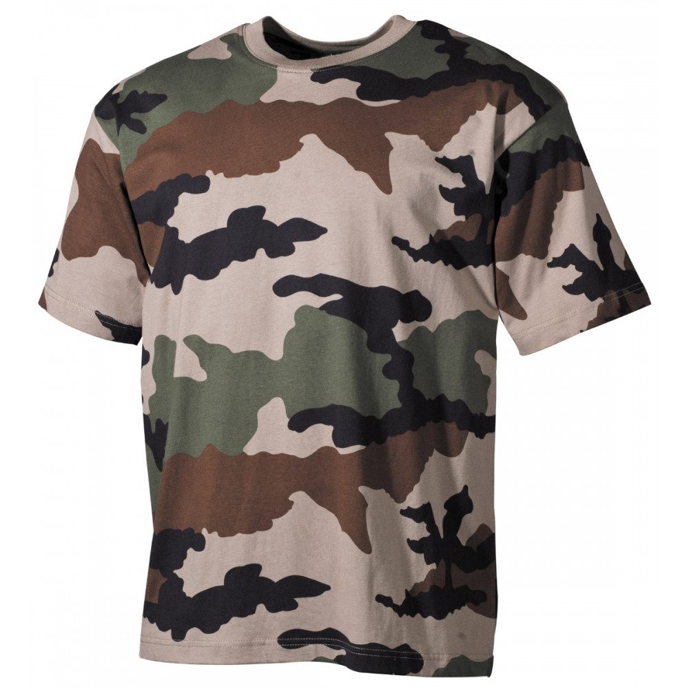 T-Shirt MFH US Tarn T-Shirt, halbarm, 160g/m² - Army T-Shirt.